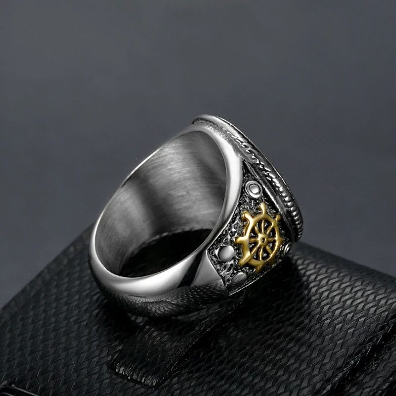 Vintage Double Sword Skull Ring Size ONE SIZE - 3 Thumbnail