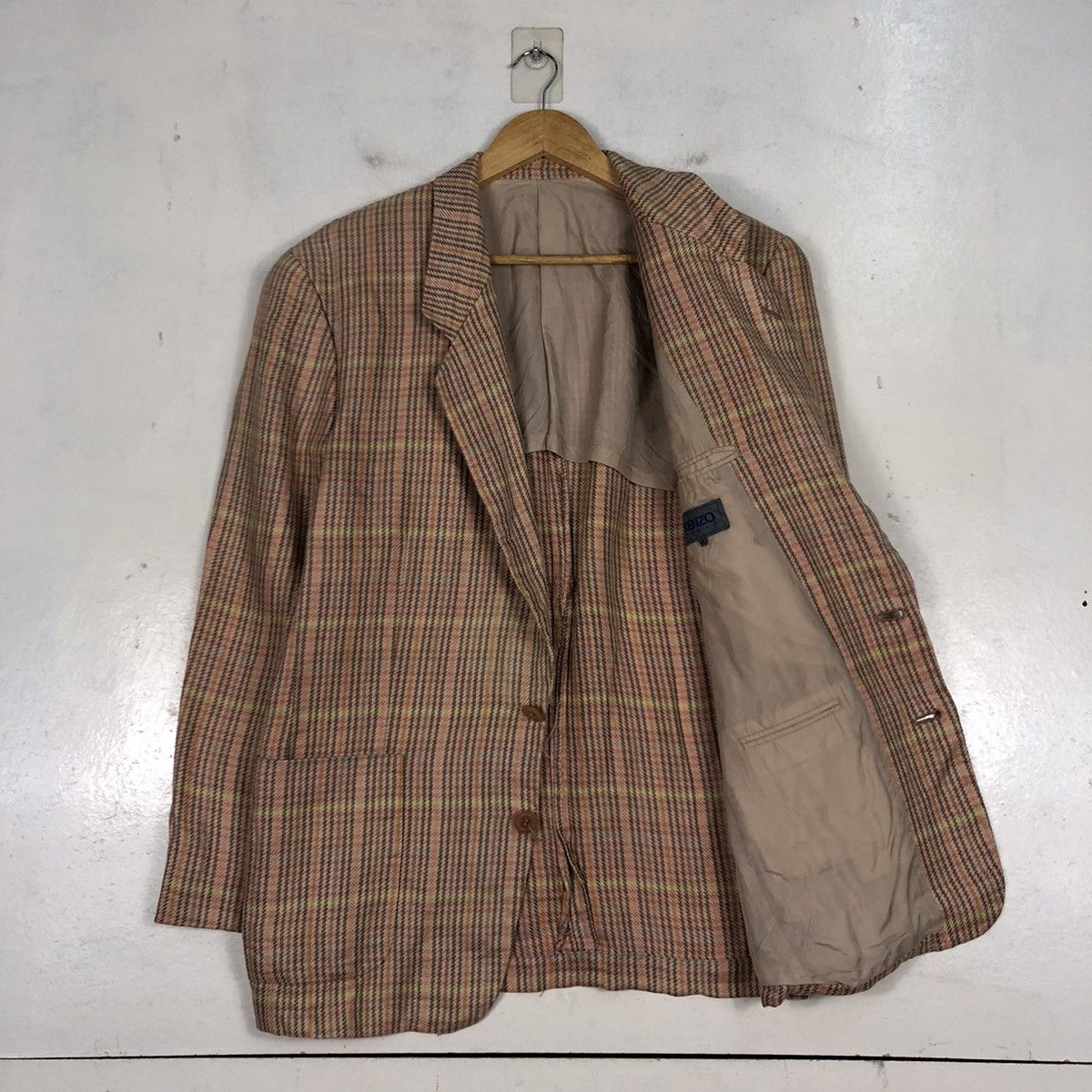 Kenzo × Other × Vintage Kenzo Checkered Coat Jacket Size US M / EU 48-50 / 2 - 9 Thumbnail