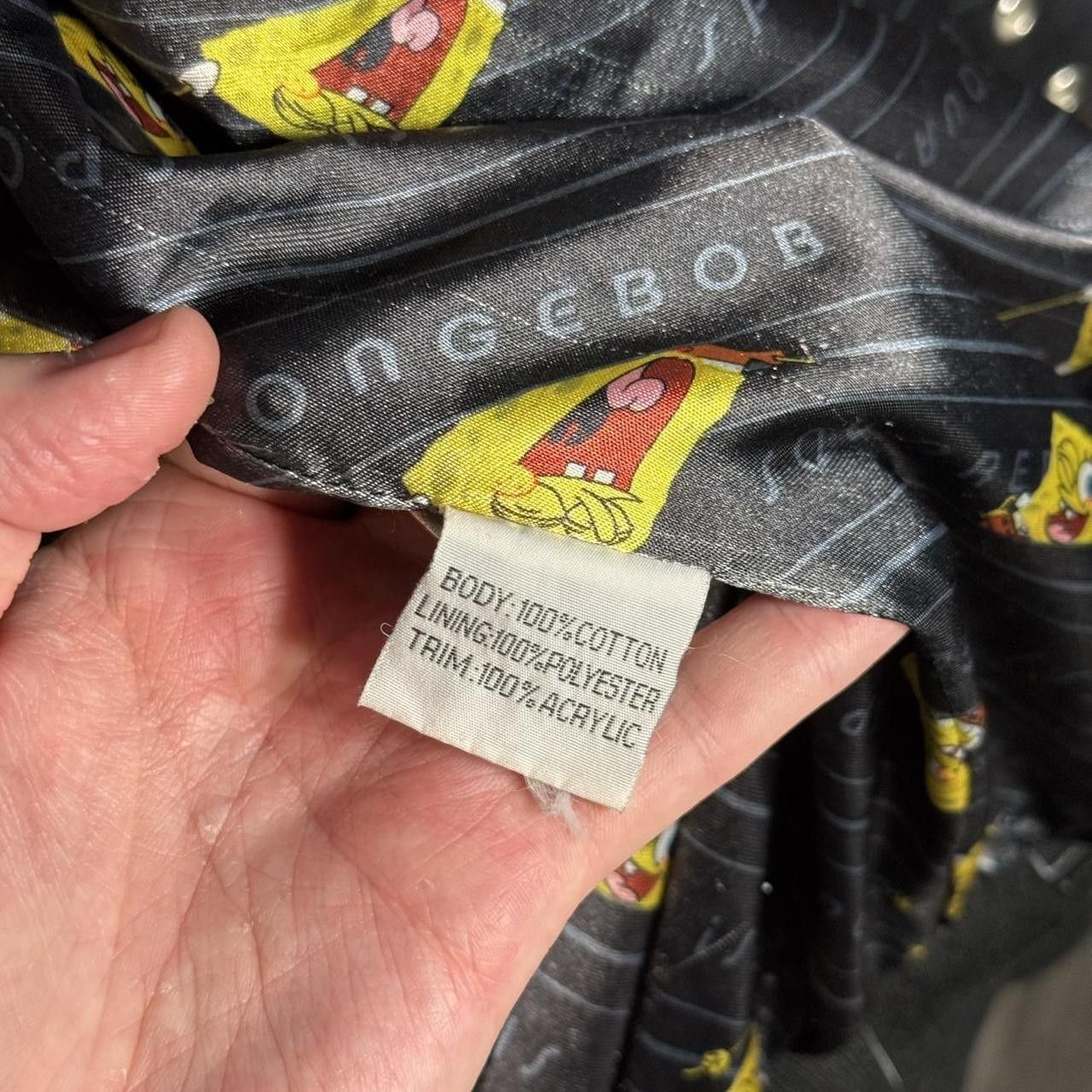 Jeff Hamilton Vintage 2000s XL Spoongebob Squarepants Jeff Hamilton Jacket Size US XL / EU 56 / 4 - 4 Thumbnail