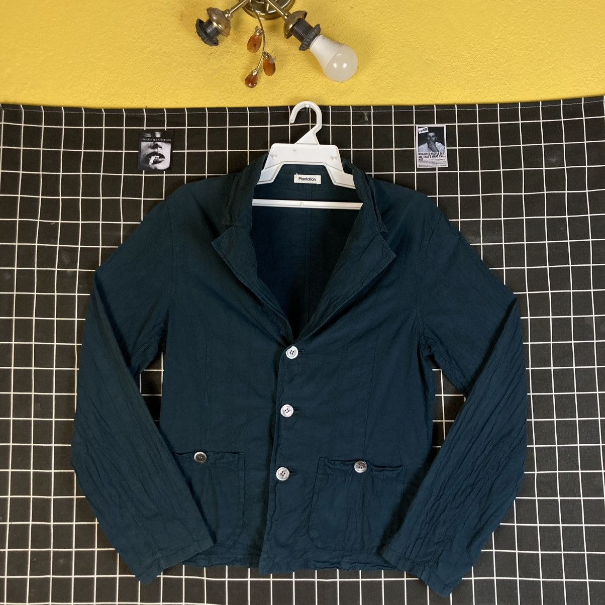Issey Miyake 🇯🇵 PLANTATION by ISSEY MIYAKE BUTTON UP LINEN JACKET Size M / US 6-8 / IT 42-44 - 1 Thumbnail