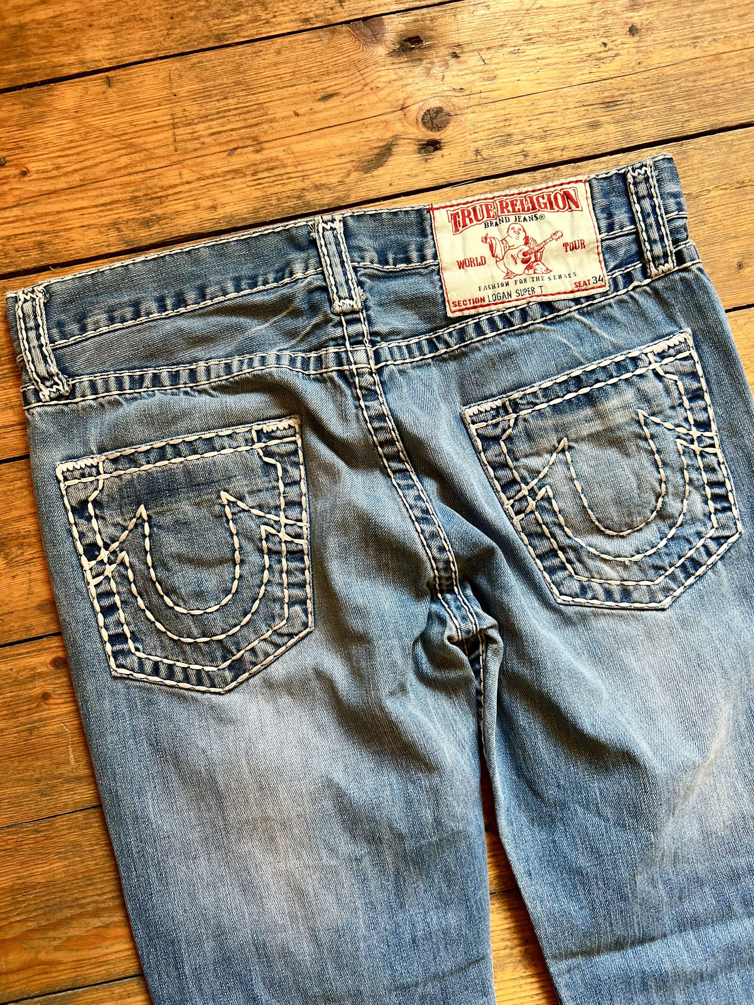 True Religion True Religion Made in USA Vintage Logan Super T Size US 34 / EU 50 - 7 Thumbnail
