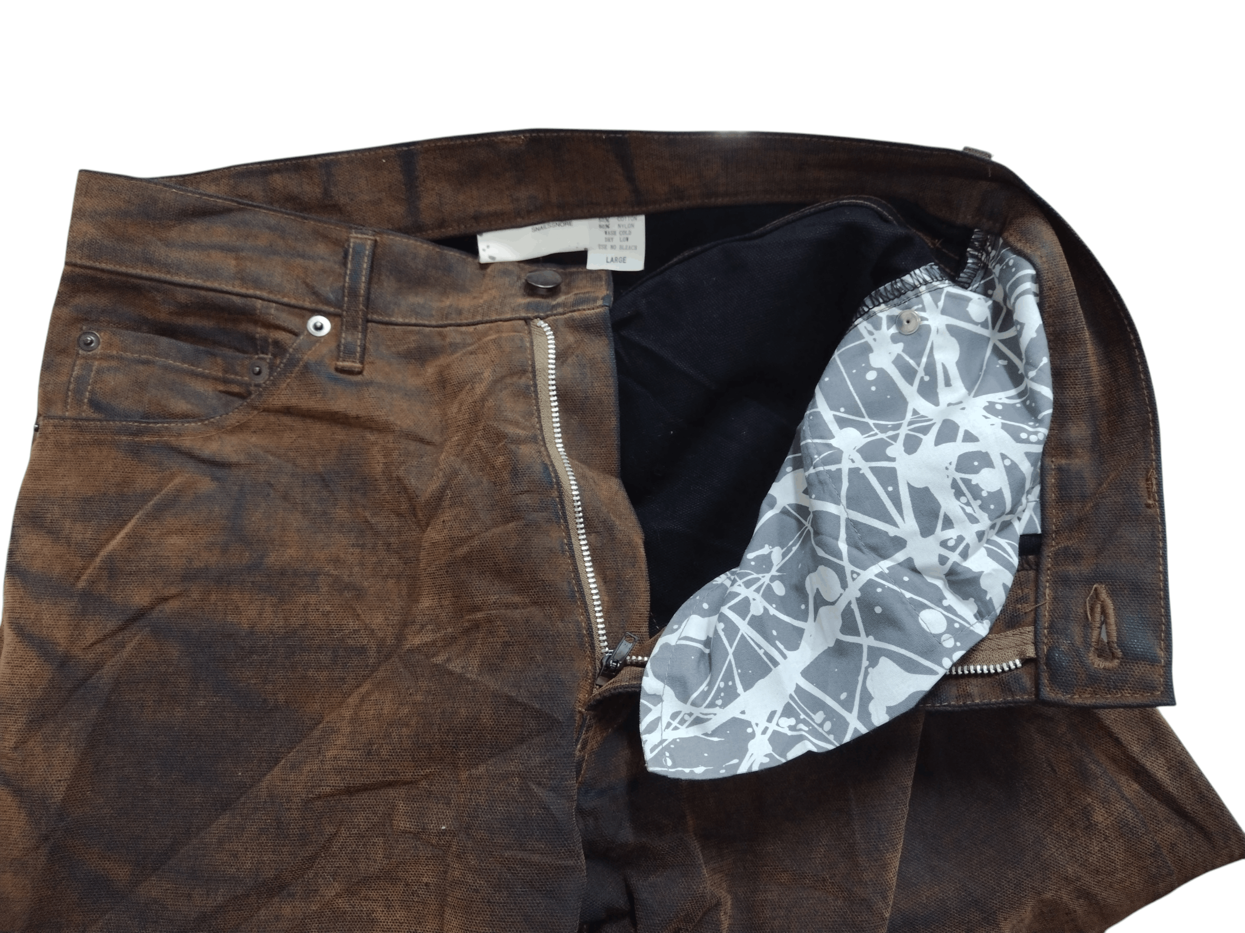 Japanese Brand Crazy Snail'ssnore Rusty cotton + Nylon denim Size US 30 / EU 46 - 10 Thumbnail