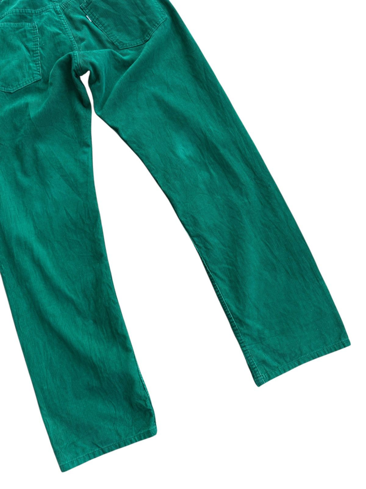 Levi's Vintage 1990s Levis Green Corduroy Pants Size US 34 / EU 50 - 10 Thumbnail