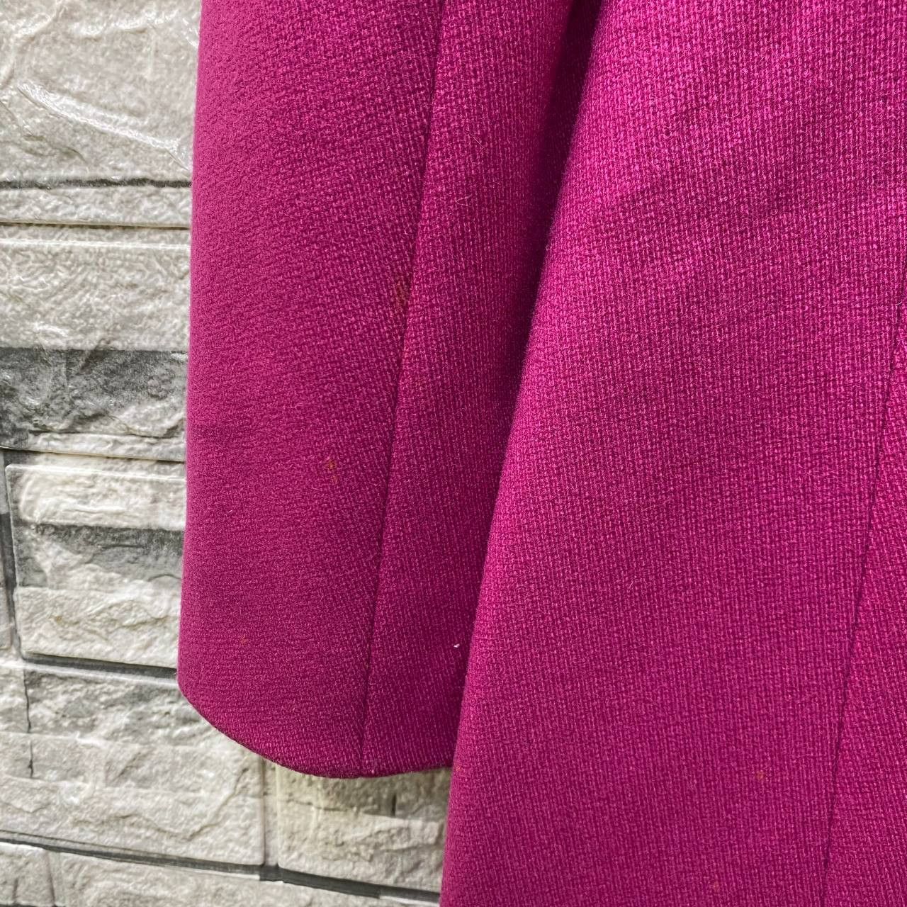 Dolce & Gabbana VINTAGE DOLCE&GABBANA ARCHIVE FUCHSIA BOILED WOOL SWING COAT Size S / US 4 / IT 40 - 7 Thumbnail