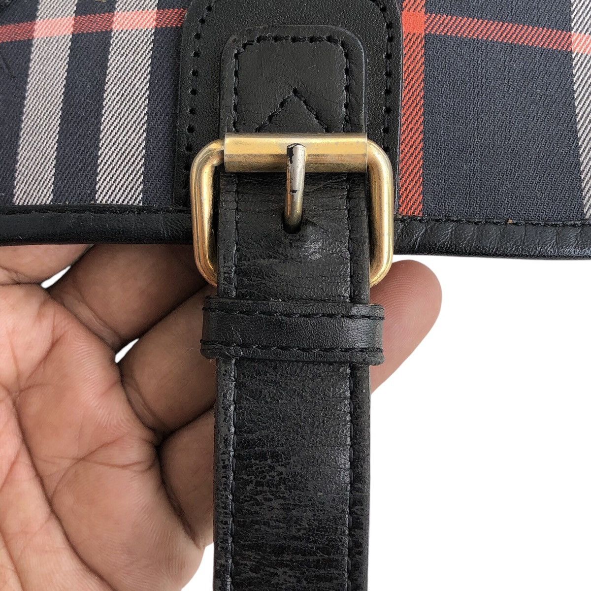 Burberry Burberrys Checked Novacheck Documents Bag Size ONE SIZE - 17 Thumbnail