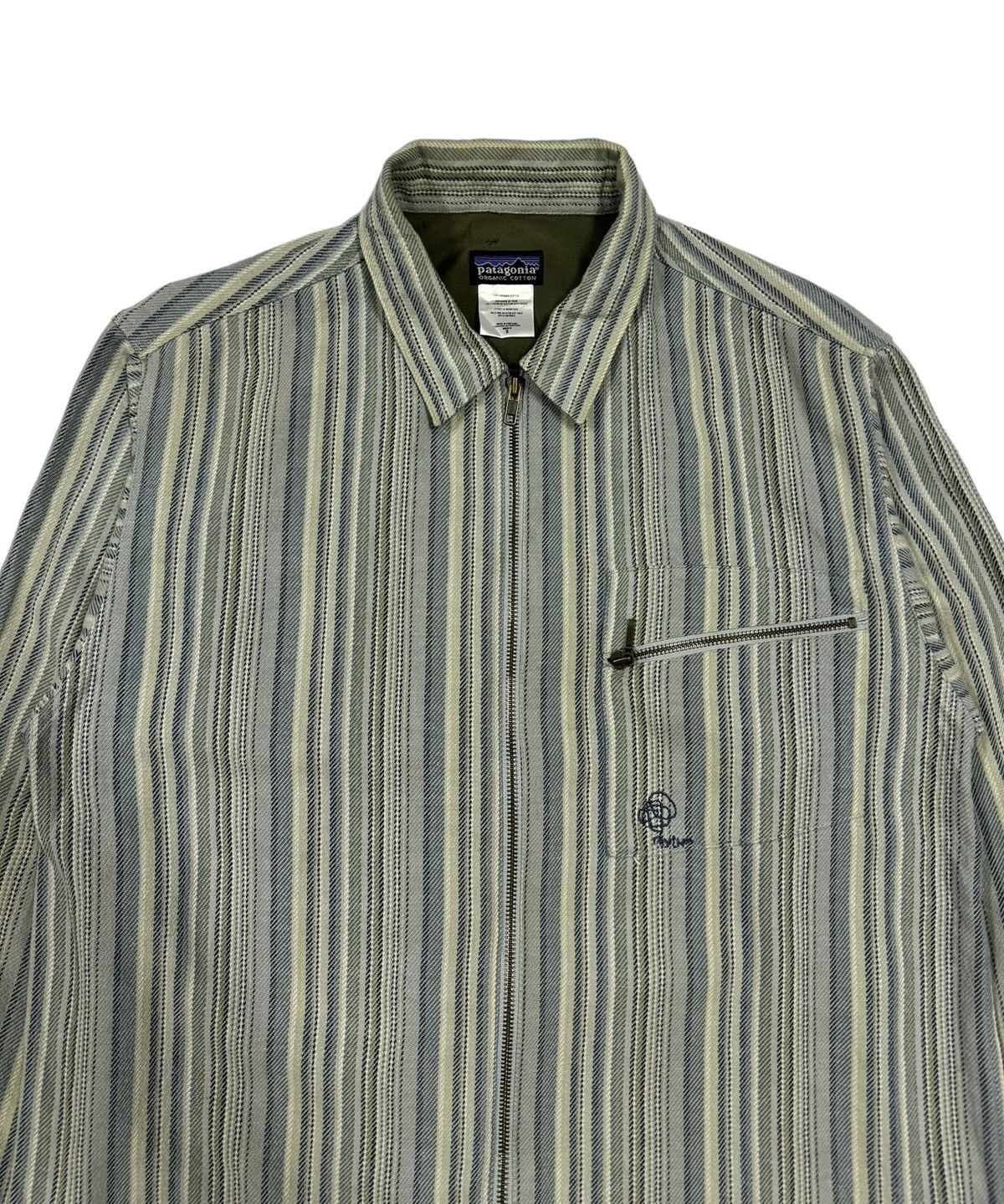 Patagonia 2000’s Patagonia Organic Cotton Hickory RhyTHM SERIES Zip up Size US S / EU 44-46 / 1 - 4 Thumbnail