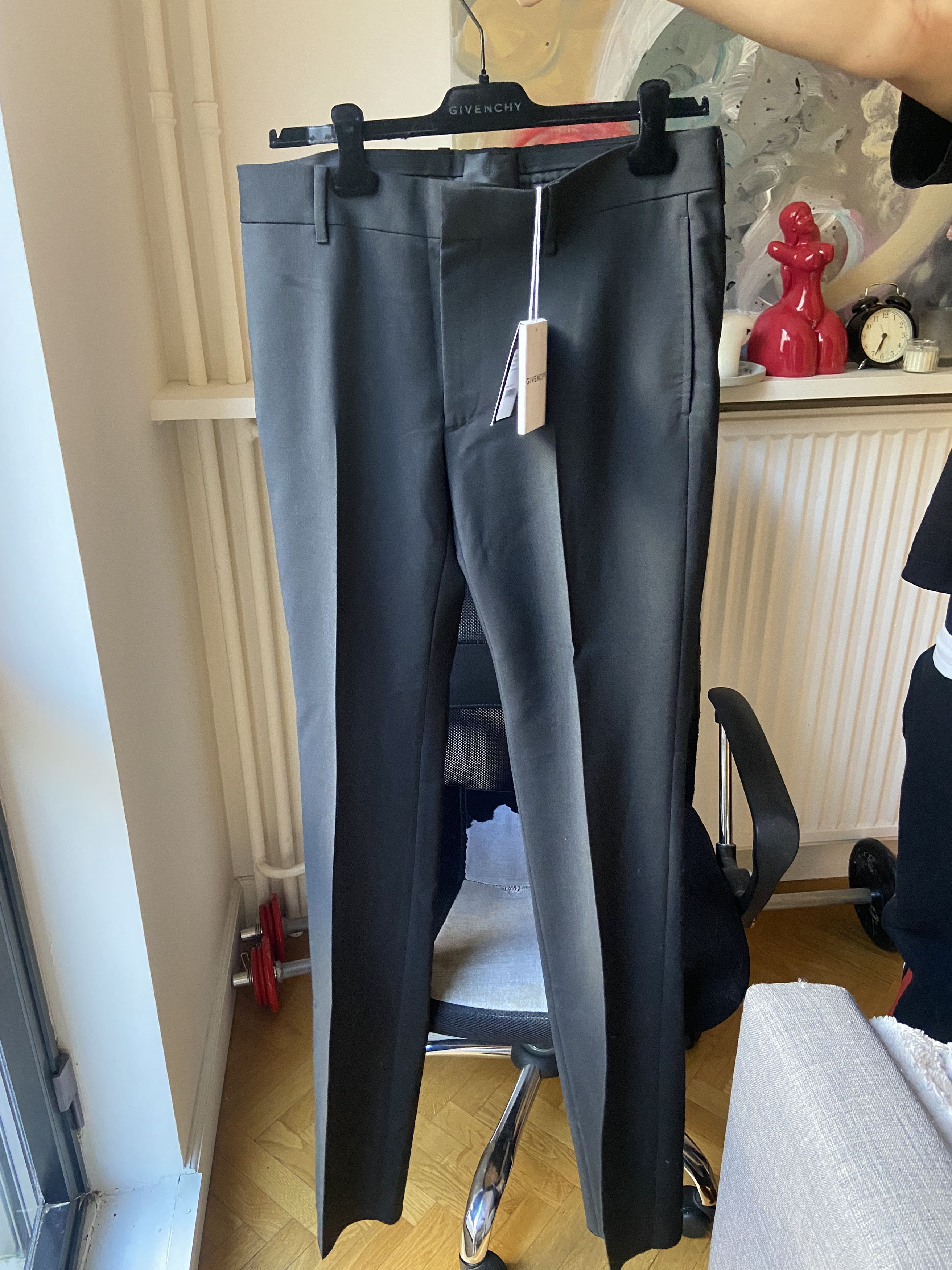 Givenchy Givenchy Black Classic-Fit Trousers Size US 34 / EU 50 - 4 Thumbnail