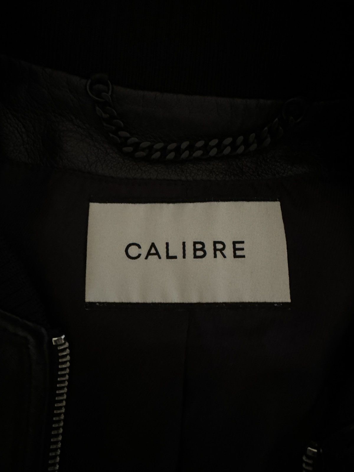 Calibre Leather Bomber Jacket Size US M / EU 48-50 / 2 - 7 Thumbnail