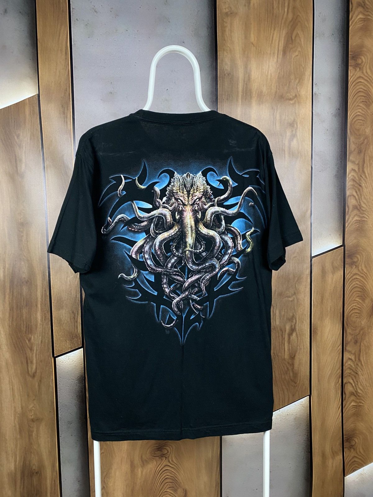 Vintage 👾Vintage T-Shirt Spiral Water Monsters Kraken VTG Tee👾 Size US L / EU 52-54 / 3 - 2 Thumbnail