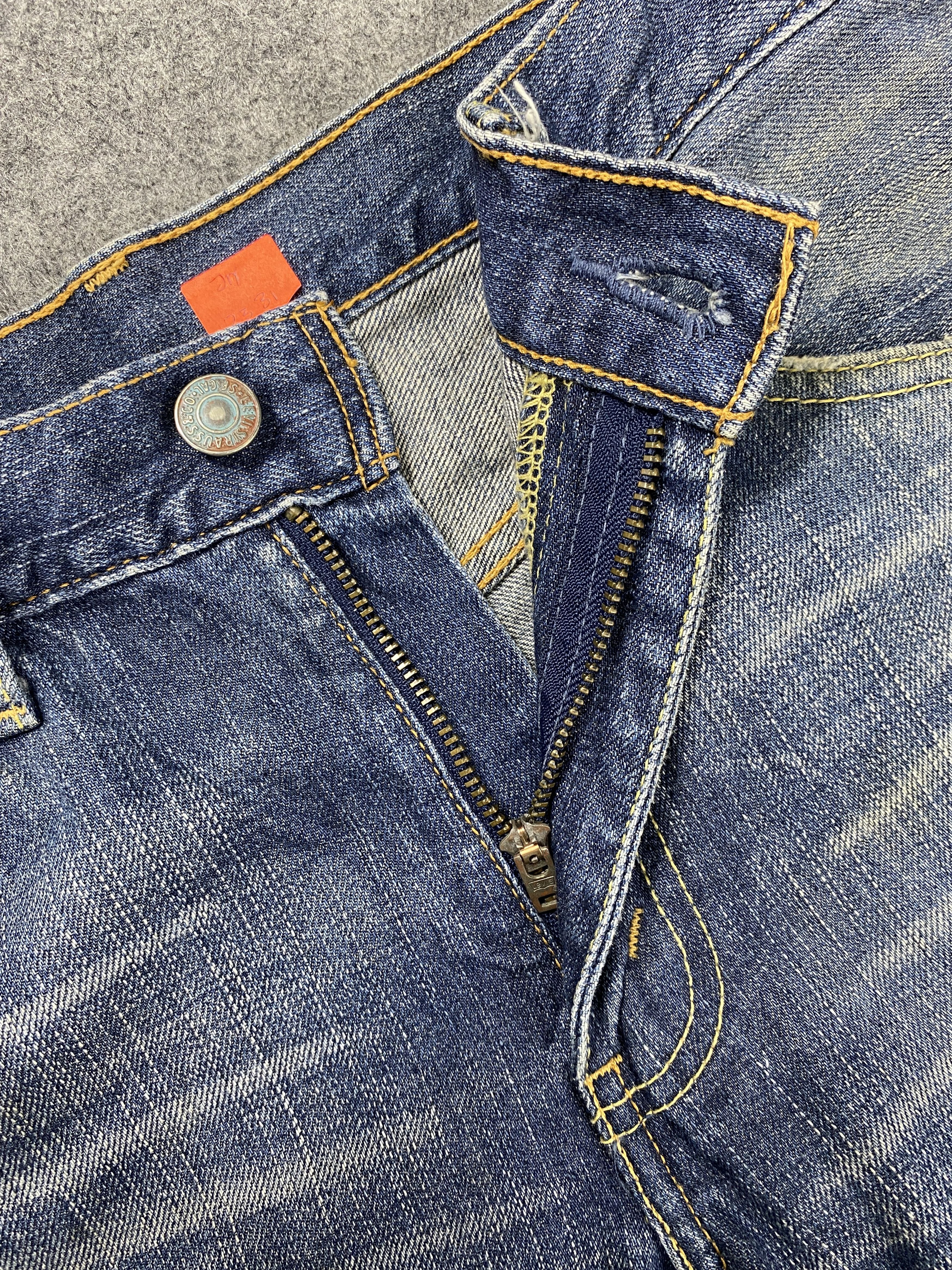 Japanese Brand Distressed Blue Vintage Levi's 517 Flare 33x29.5 -JN2331 Size US 33 - 5 Thumbnail
