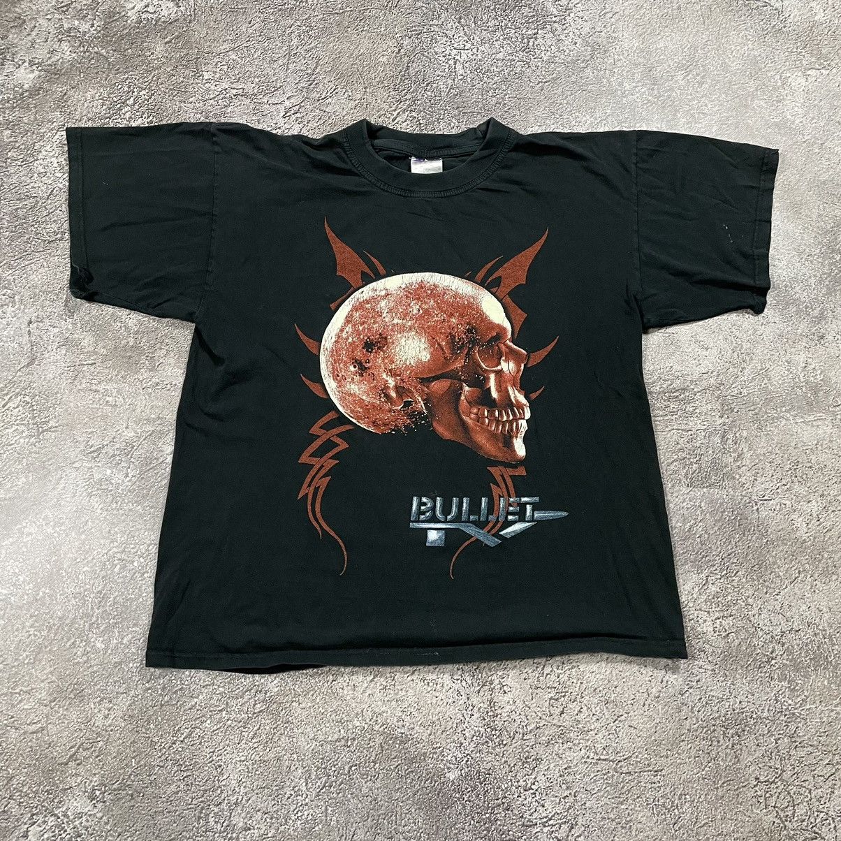 Vintage Vintage Y2K 90s Skull Graphic Tee Grunge Streetwear Baggy XL Size US XL / EU 56 / 4 - 3 Thumbnail