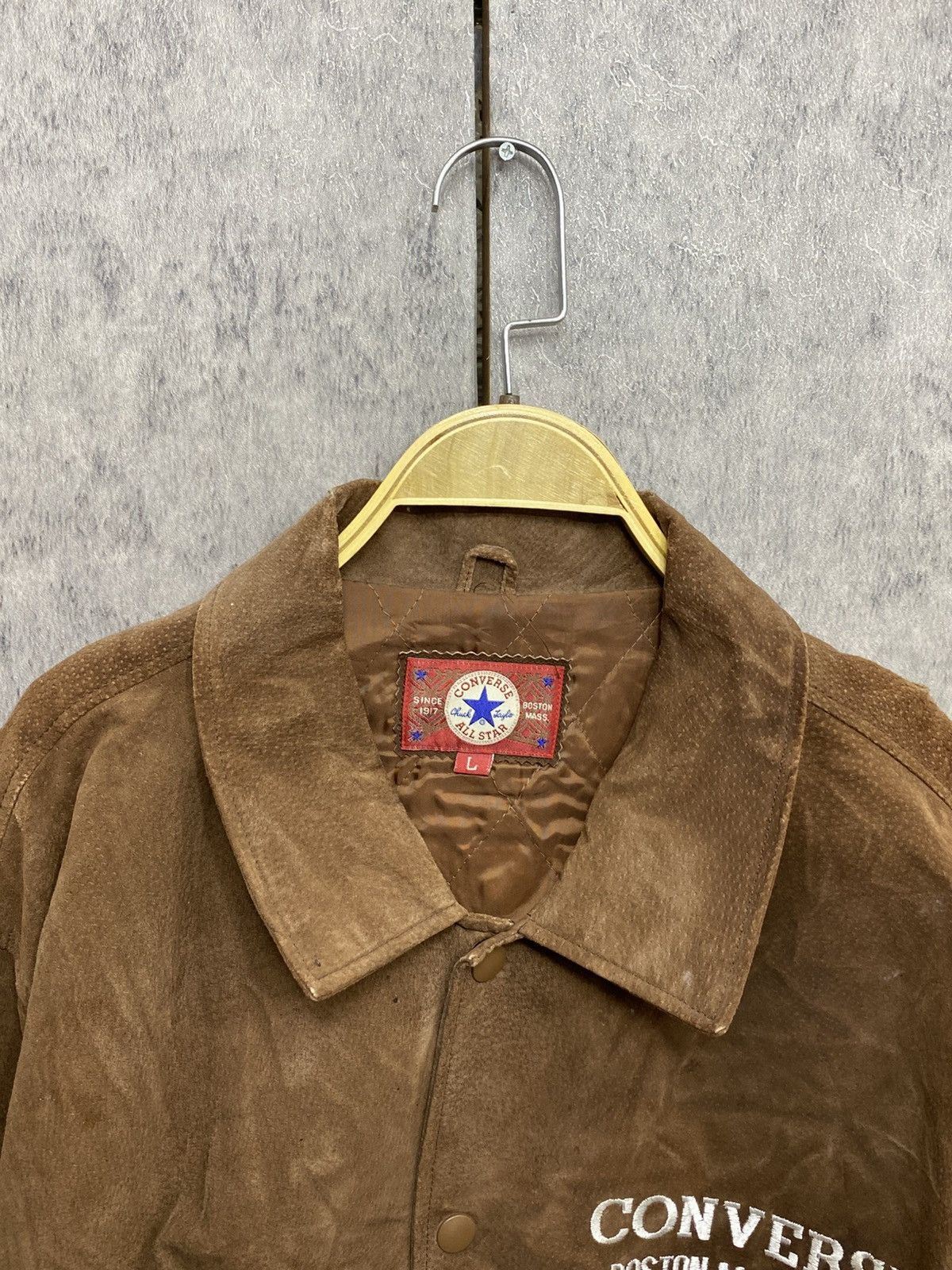 Converse vintage Converse pigskin varcity jacket Size US L / EU 52-54 / 3 - 2 Thumbnail
