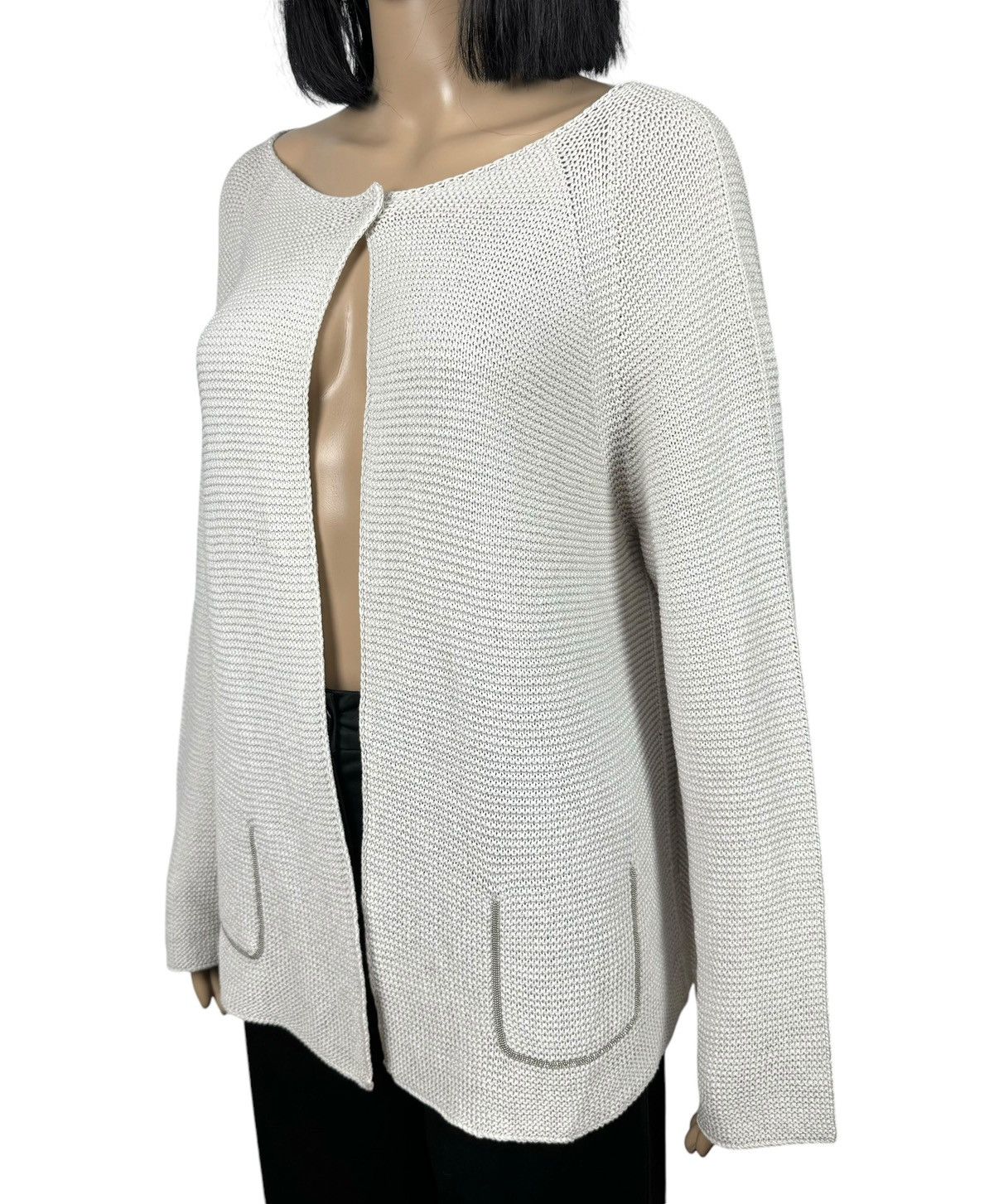 Fabiana Filippi Fabiana Filippi Knit Cotton Jacket Made In Italy size L Size L / US 10 / IT 46 - 5 Thumbnail