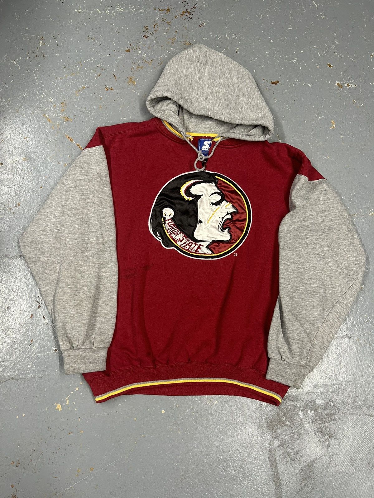 Starter × Vintage Crazy Vintage 90s Florida State University Pullover Hoodie Size US XL / EU 56 / 4 - 1 Thumbnail