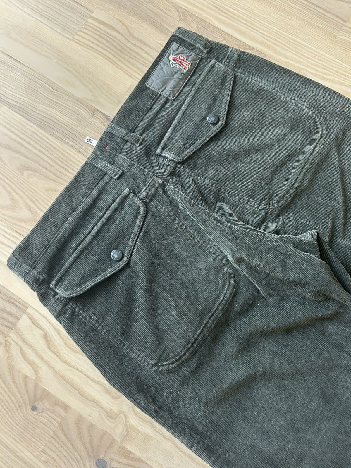 Moncler Grenoble Moncler Grenoble Corduroy Nylon Panel Trousers Size US 32 / EU 48 - 3 Thumbnail