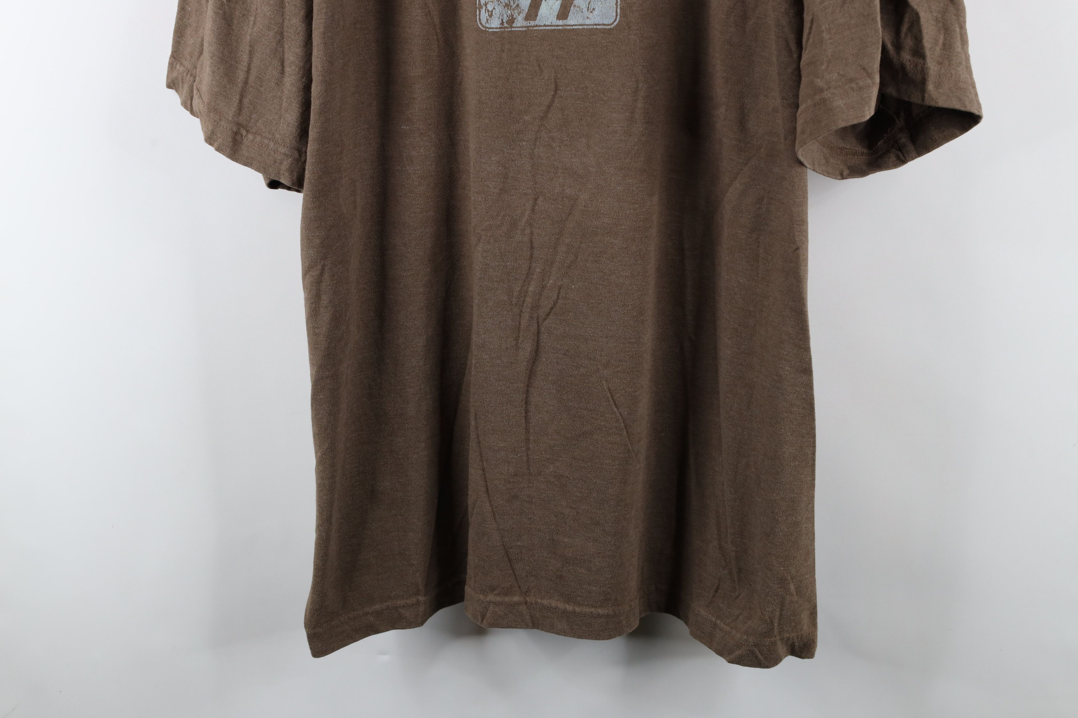 Vintage Vintage 90s Bugle Boy Baggy Fit Short Sleeve T-Shirt Brown Size US XXL / EU 58 / 5 - 3 Thumbnail