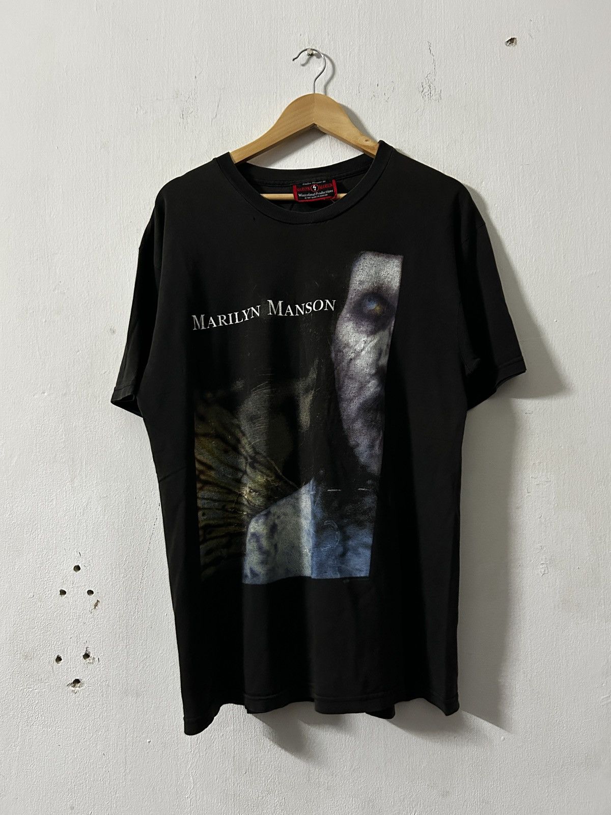 Band Tees Vintage 90’s Distressed Marilyn Manson Antichrist superstar Size US L / EU 52-54 / 3 - 1 Thumbnail