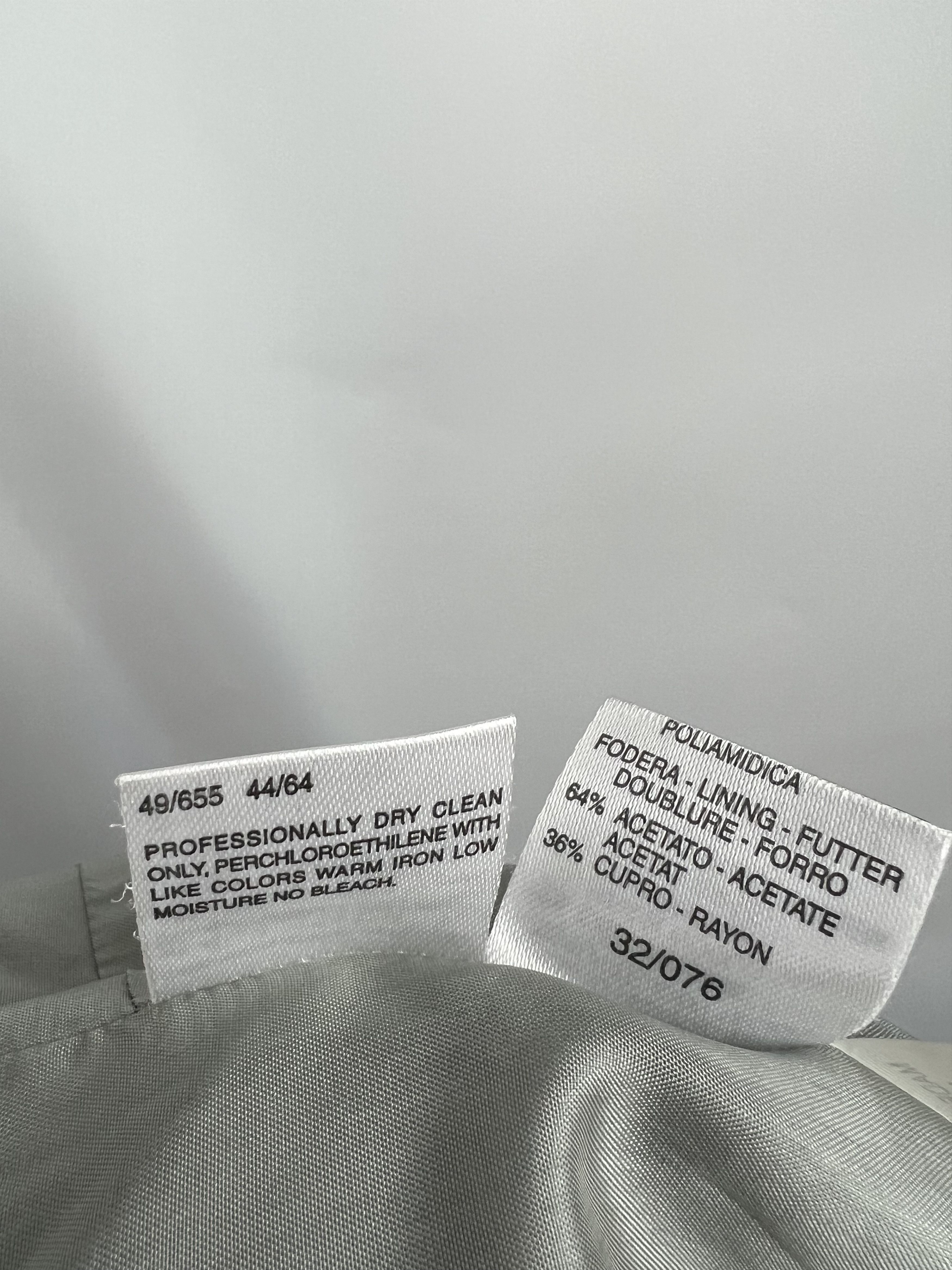 Marella Marella Vintage Gray Wool Suit Skirt Size IT44 US10 D38 GB12 Size M / US 6-8 / IT 42-44 - 11 Thumbnail