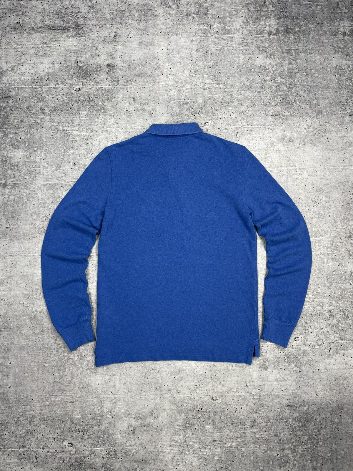 Polo Ralph Lauren × Vintage Vintage Polo Ralph Lauren Blue Polo Longsleeve Sweatshirt Size US S / EU 44-46 / 1 - 12 Thumbnail