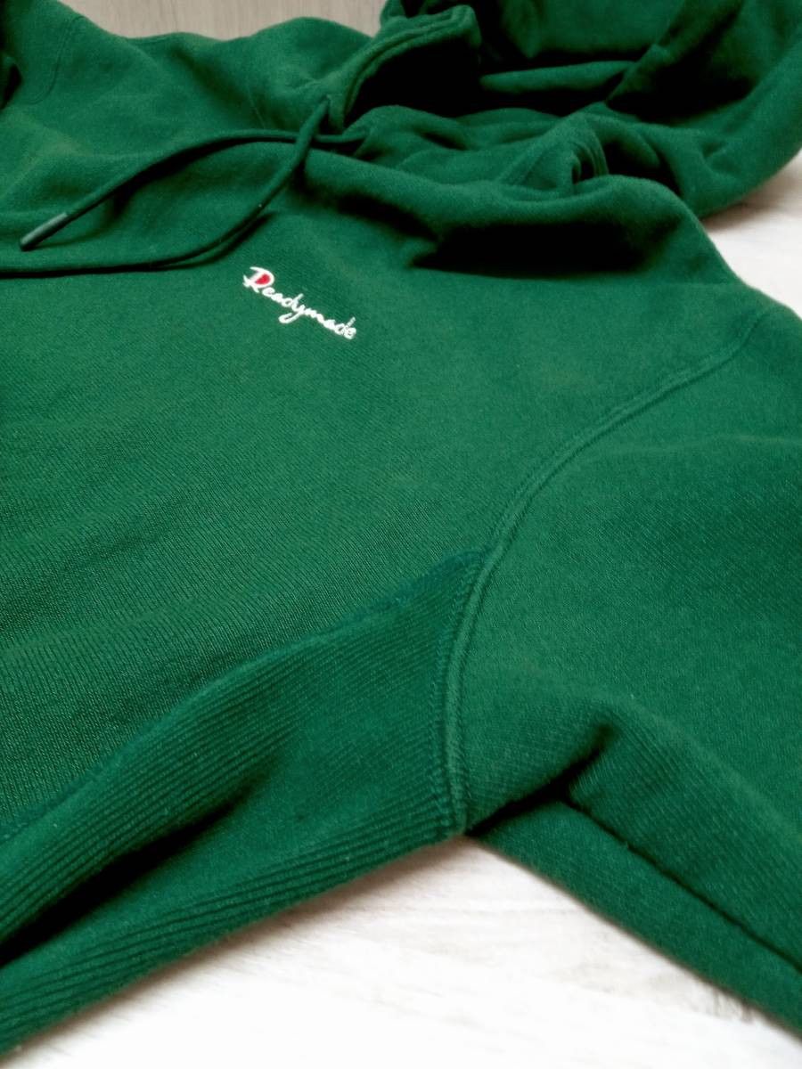 READYMADE READYMADE 'PIONCHAM' HOODIE - CHAMPION REMAKE GREEN TTS MED Size US M / EU 48-50 / 2 - 6 Thumbnail