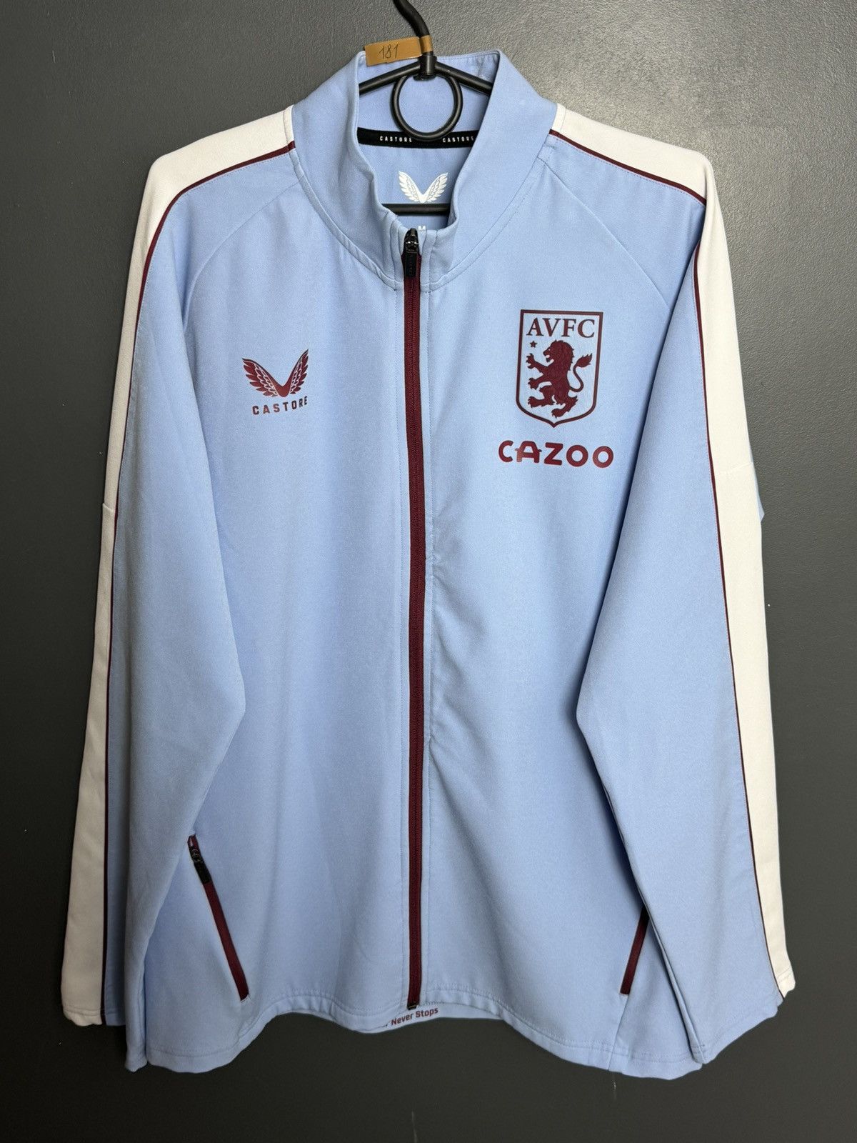 Castore Aston Villa Training Football Jacket Sweatshirt Size US M / EU 48-50 / 2 - 1 Thumbnail