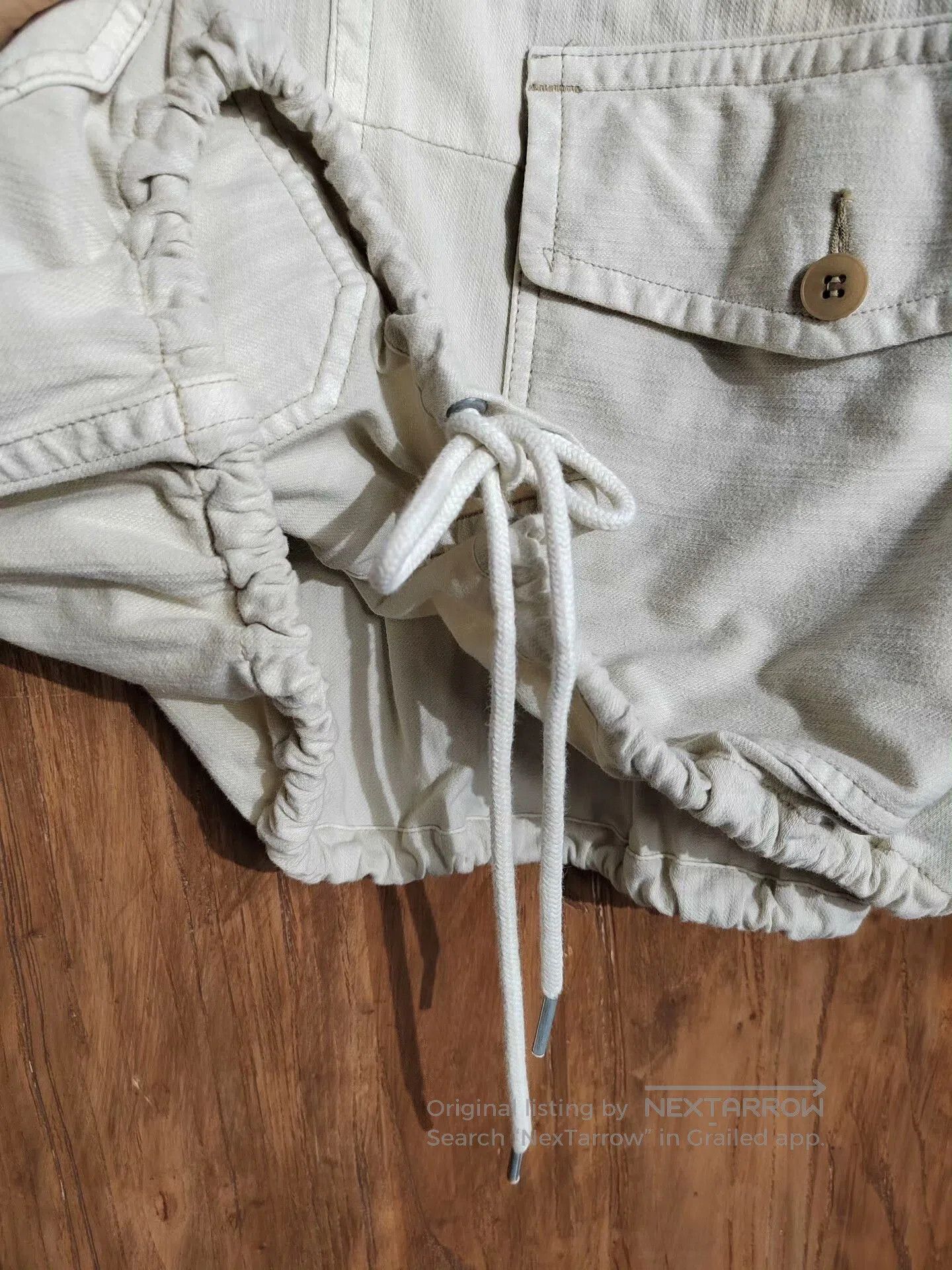 RRL Ralph Lauren RRL White Hooded Jacket with Pockets. Size US XL / EU 56 / 4 - 5 Thumbnail