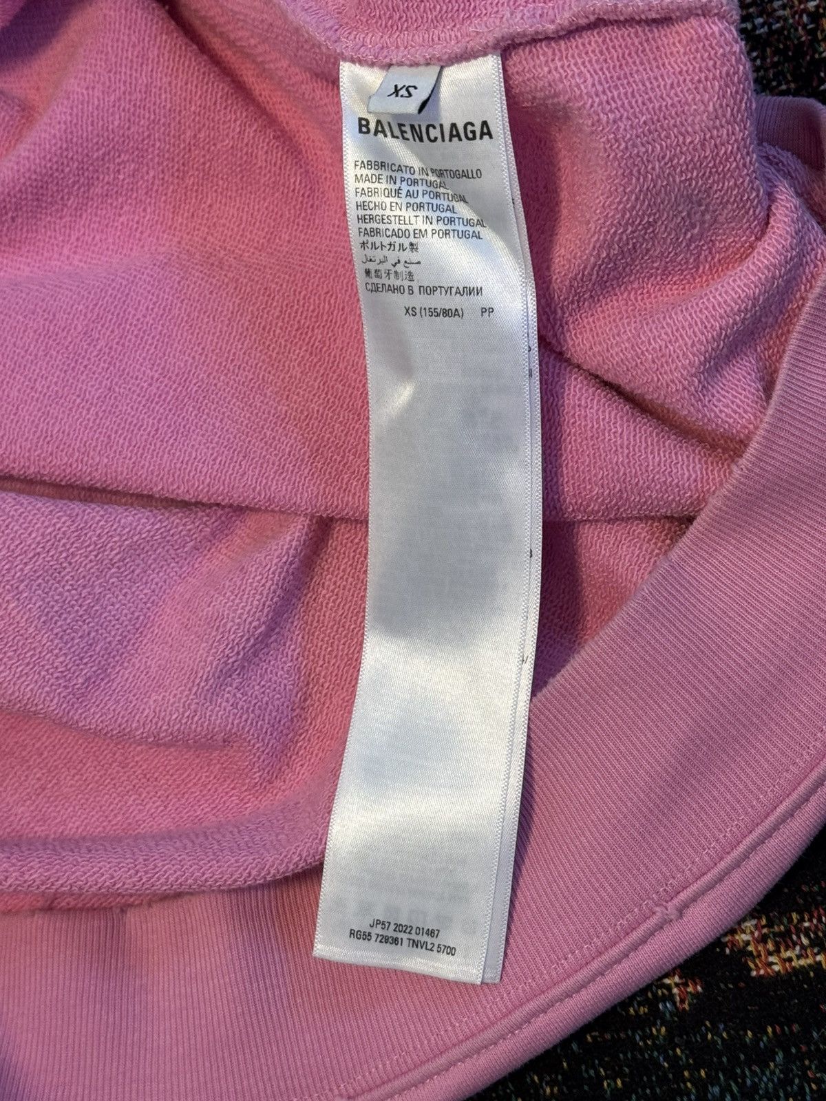 Balenciaga Balenciaga Destroyed logo hoodie Size US XS / EU 42 / 0 - 7 Thumbnail