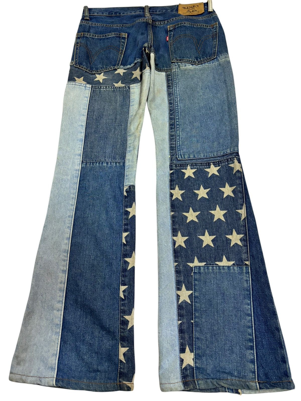 Beauty Beast Kinky Jeans Hysteric Glamour Patchwork Flared Jeans Size US 29 - 4 Thumbnail