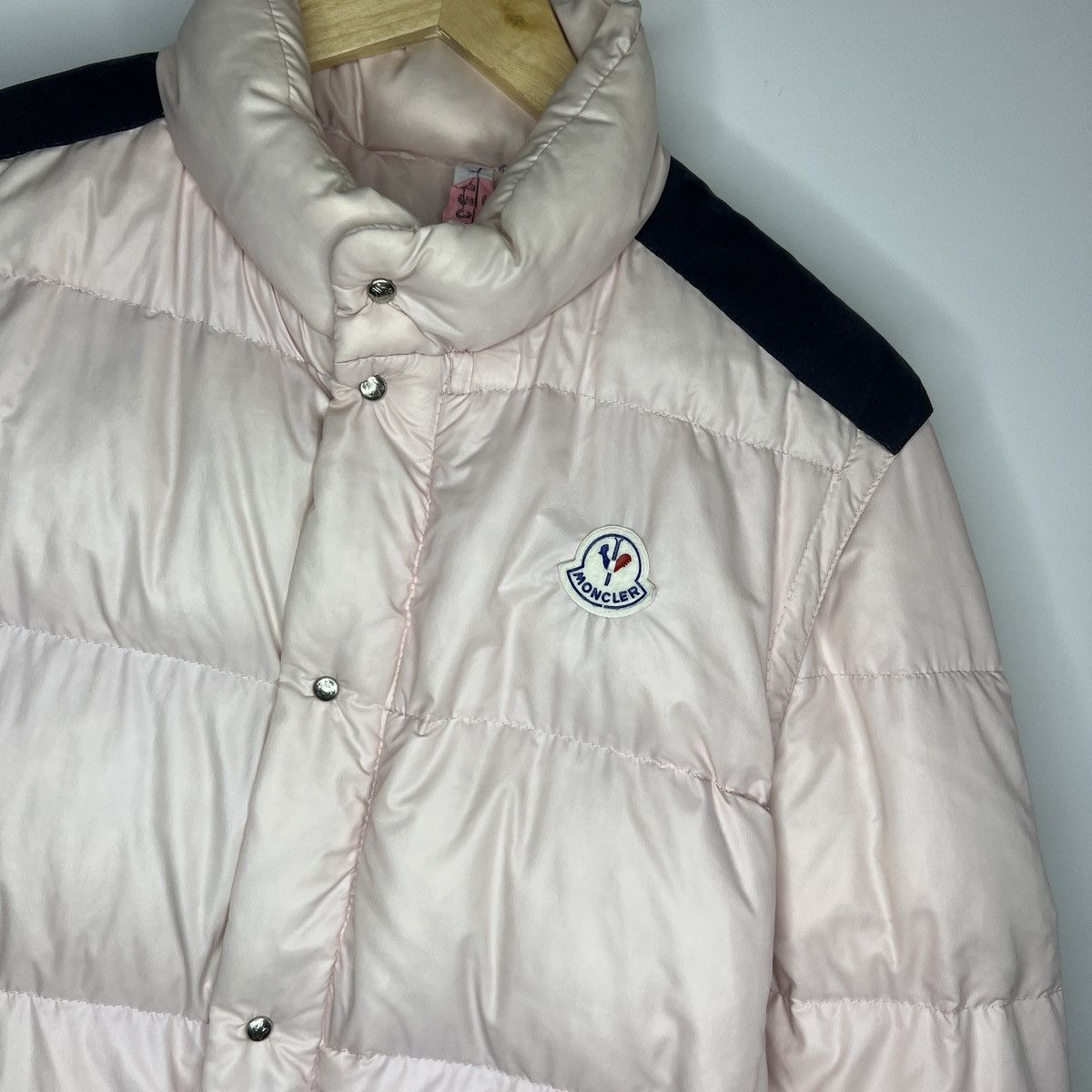 Moncler × Vintage Vintage Moncler Puffer Goose Down Jacket Pink Shiny 2in1 Size M / US 6-8 / IT 42-44 - 5 Thumbnail