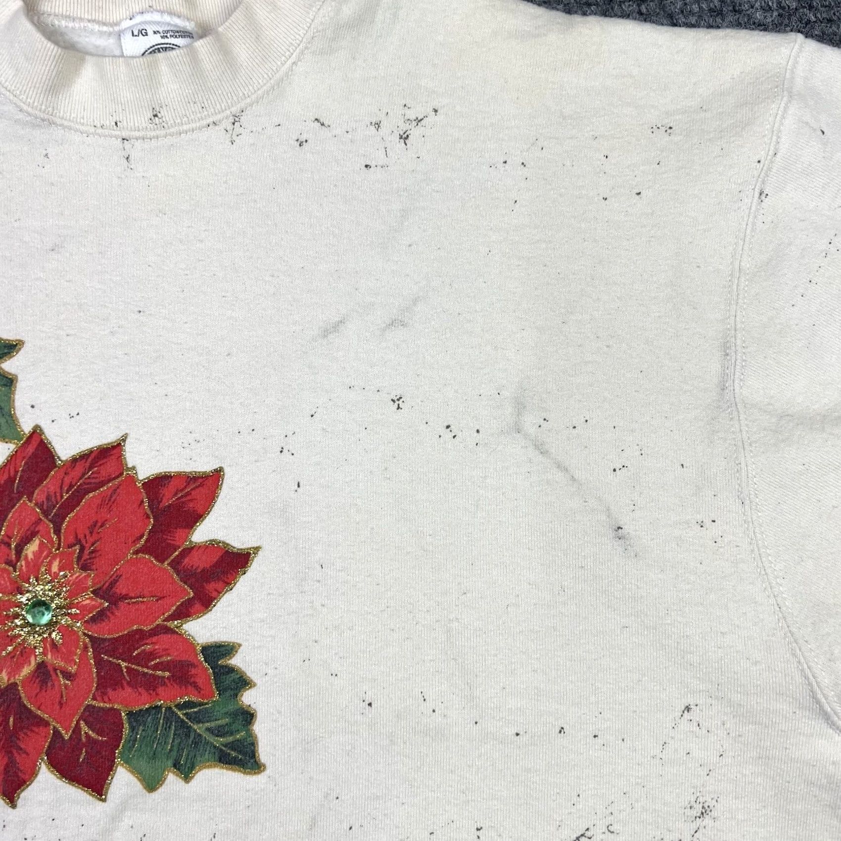 Vintage VINTAGE MunsingWear Sweatshirt Christmas 90s Crewneck Adult Large Beige Size US L / EU 52-54 / 3 - 7 Thumbnail
