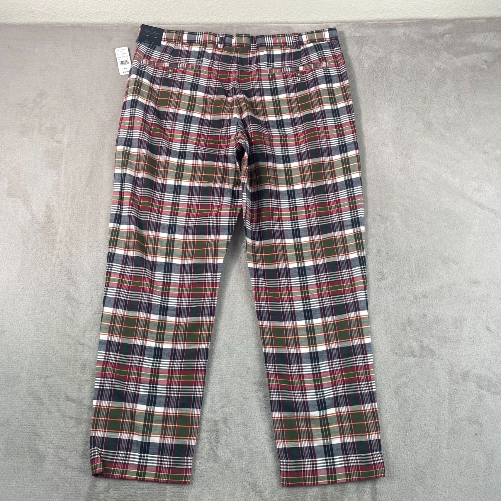 Brooks Brothers Brooks Brothers Golf Preppy Pants Mens 38x30 Multi Madras Plaid NWT Size US 38 / EU 54 - 6 Thumbnail
