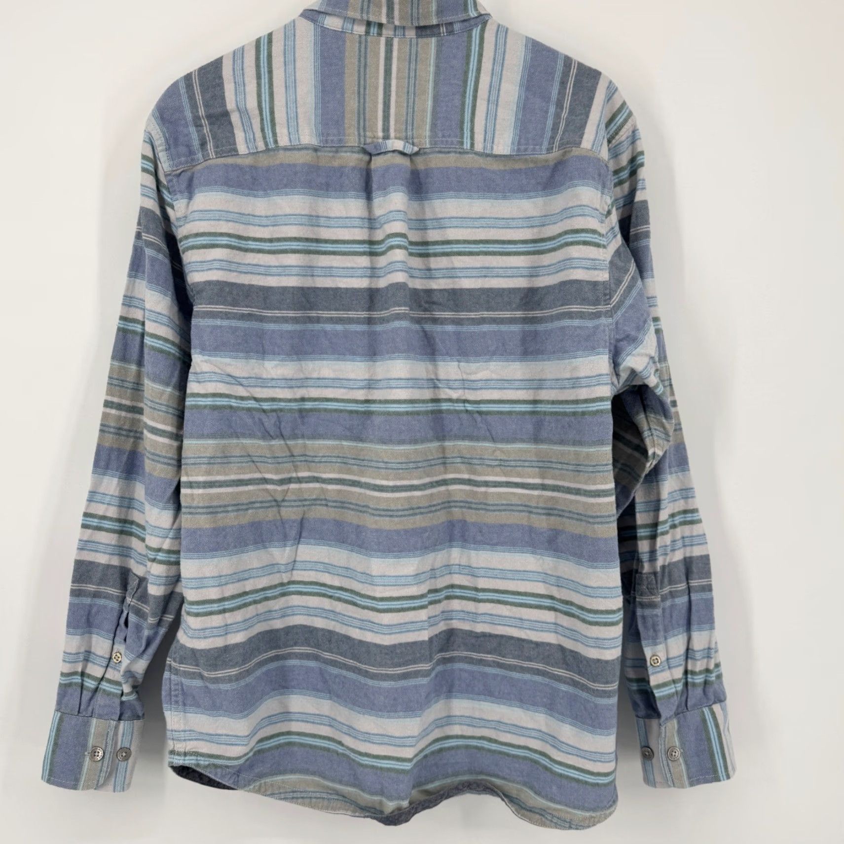 Tommy Bahama Tommy Bahama Button-Down Shirt Mens Large Long Sleeve Striped Casual Pocket Blue Size US L / EU 52-54 / 3 - 3 Thumbnail
