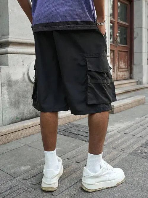 Japanese Brand CARGO DRIP drill Y2K shorts gorpcore Size US 34 / EU 50 - 4 Thumbnail