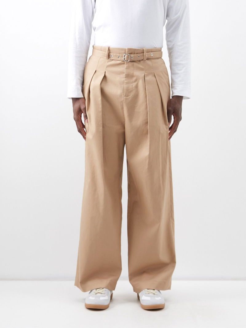 JW Anderson Pleated Wide-Leg Trousers Size US 32 / EU 48 - 5 Thumbnail