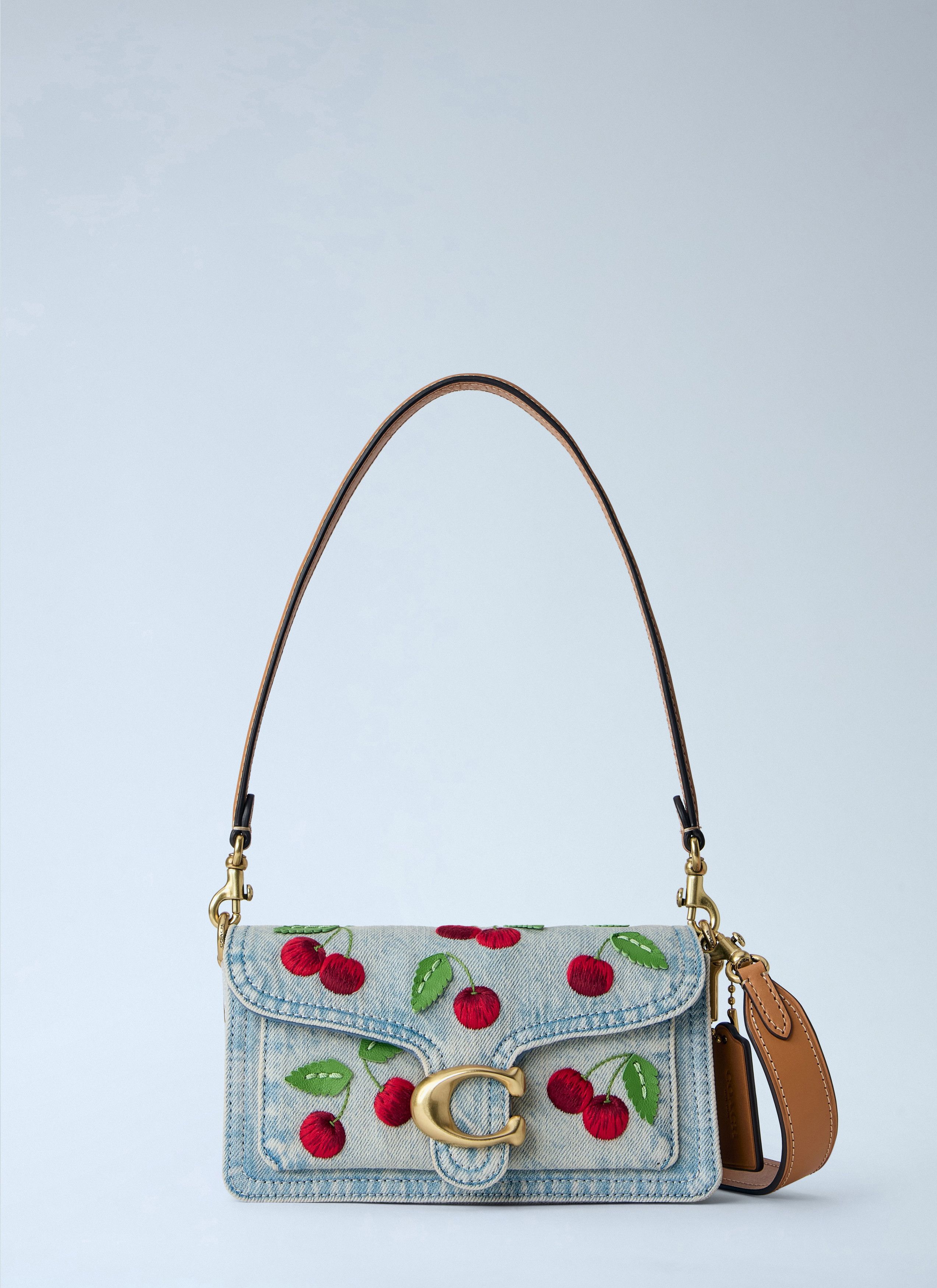 Coach Tabby Shoulder Bag 20 With Cherry Embroidery Size ONE SIZE - 1 Thumbnail