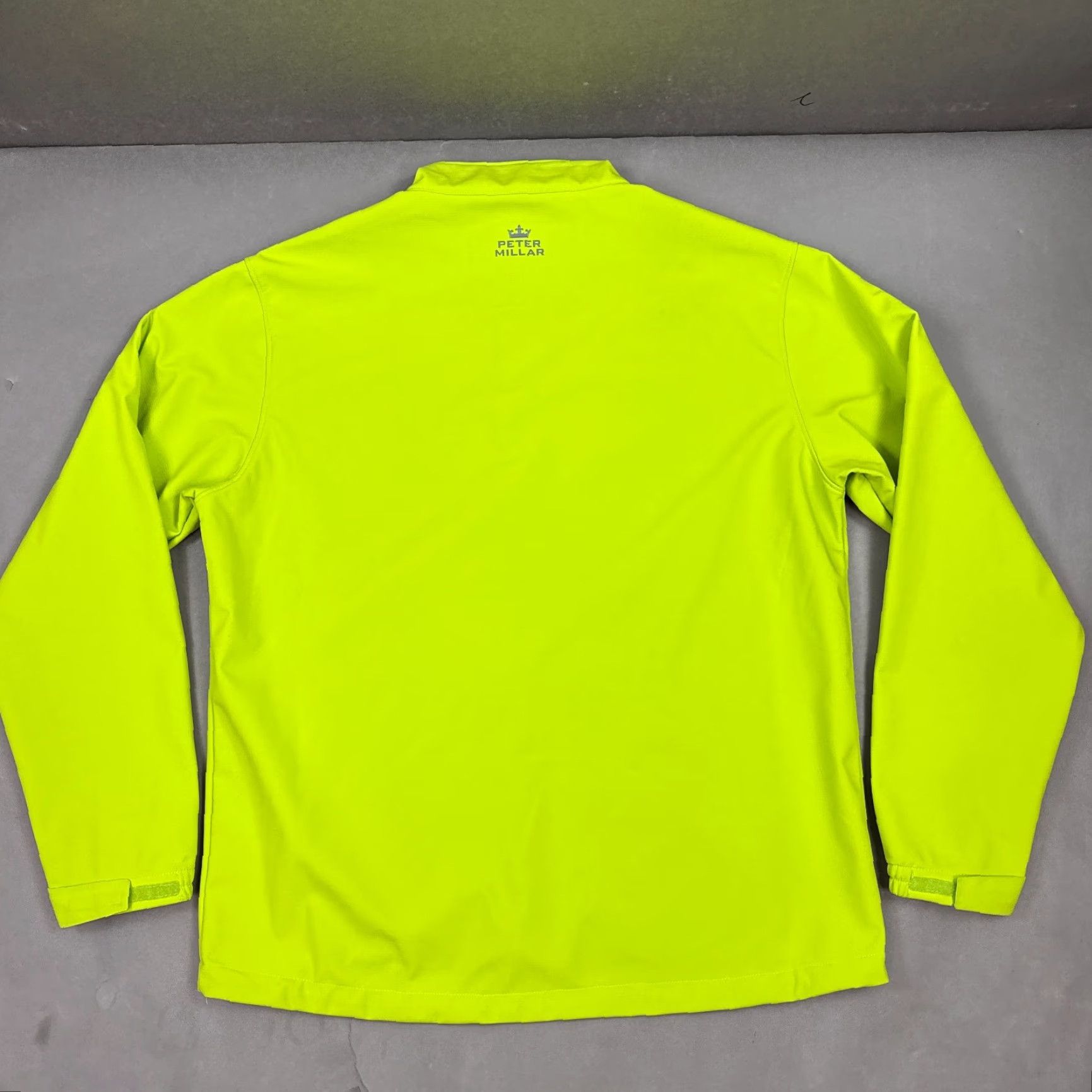 Peter Millar Peter Millar Jacket Mens Large Neon Green Crown Sport Windstopper Golf Range Size US L / EU 52-54 / 3 - 3 Thumbnail