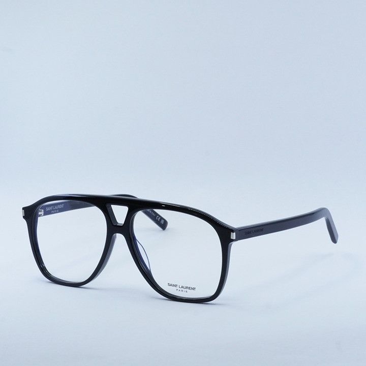 Saint Laurent Paris Saint Laurent SL596 DUNE OPT 001 Eyeglasses Shiny Black 58mm Size ONE SIZE - 1 Thumbnail