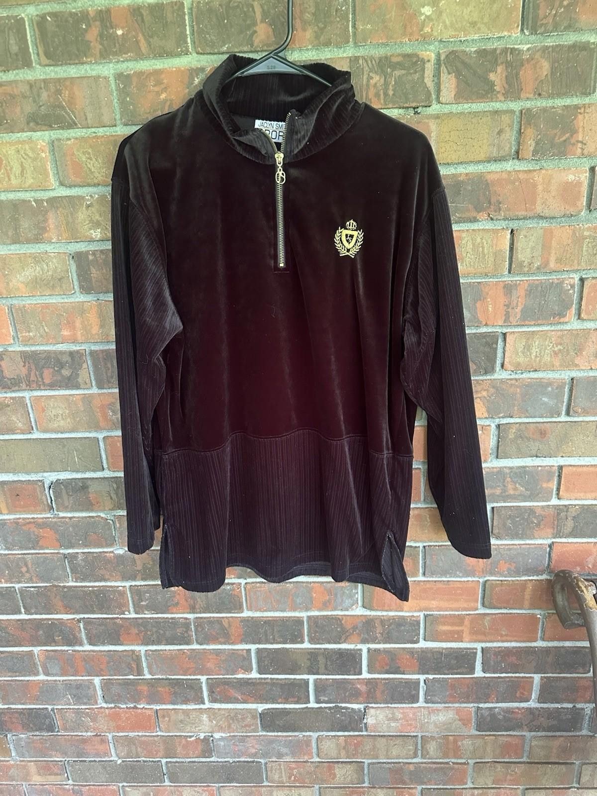 Designer Vintage Jaqueline Smith Sport Medium Pullover Black Gold Size M / US 6-8 / IT 42-44 - 3 Thumbnail