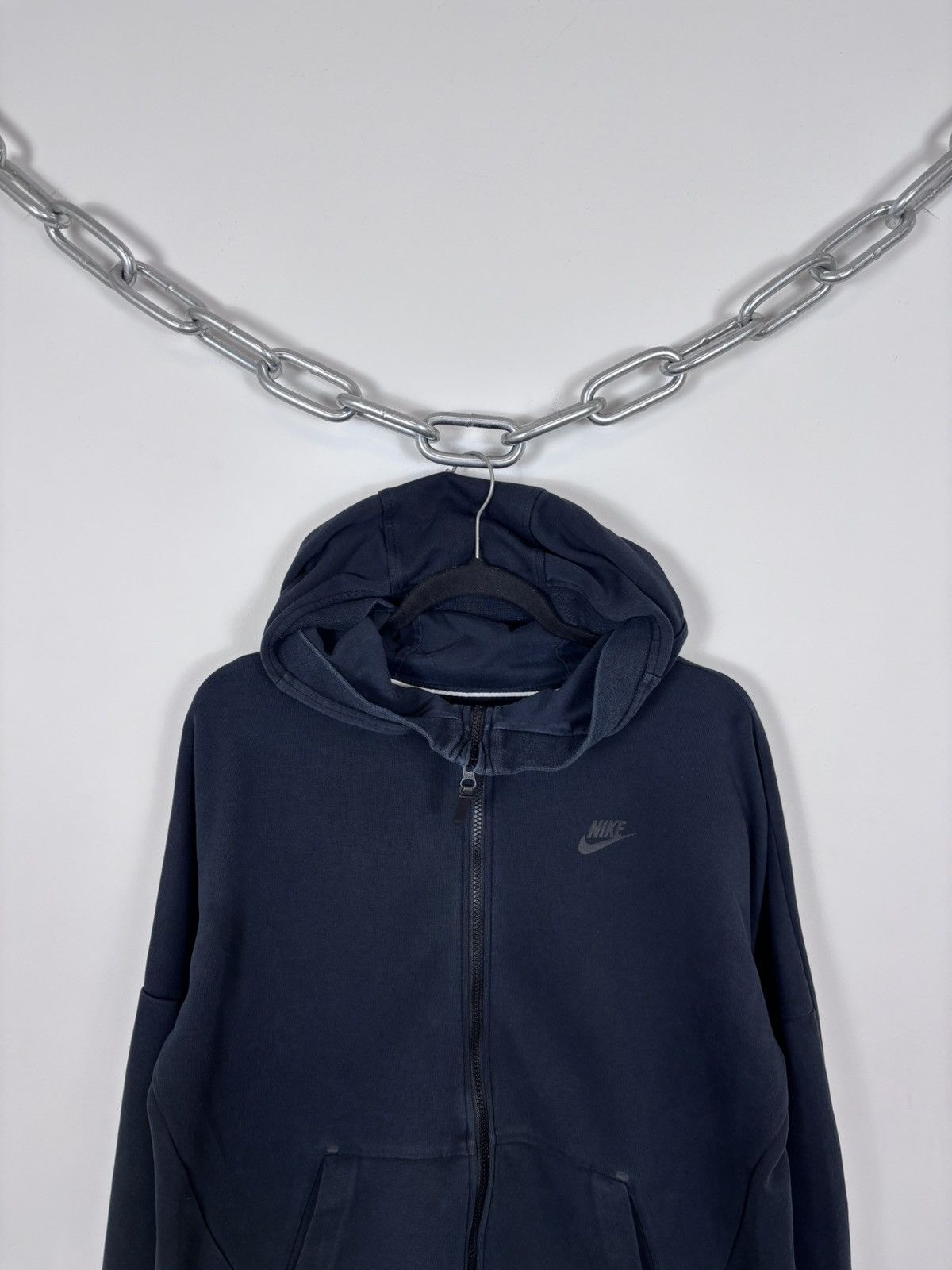 Nike Nike Tech Fleece Men’s Black Full Zip Hoodie Drill Hype Size US M / EU 48-50 / 2 - 2 Thumbnail