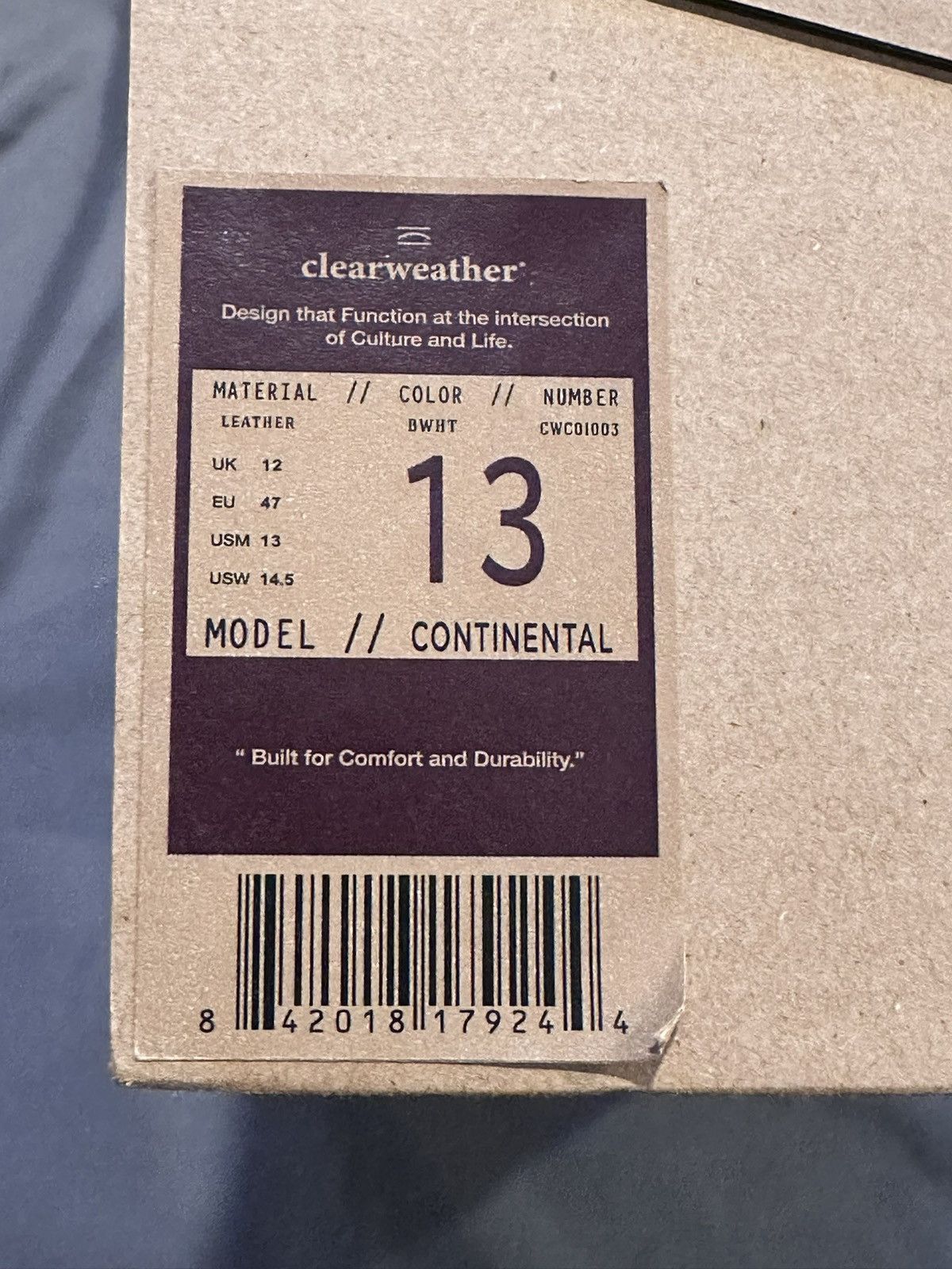 ClearWeather Clearweather Continental White Leather Sneakers size 13 Size US 13 / EU 46 - 11 Thumbnail