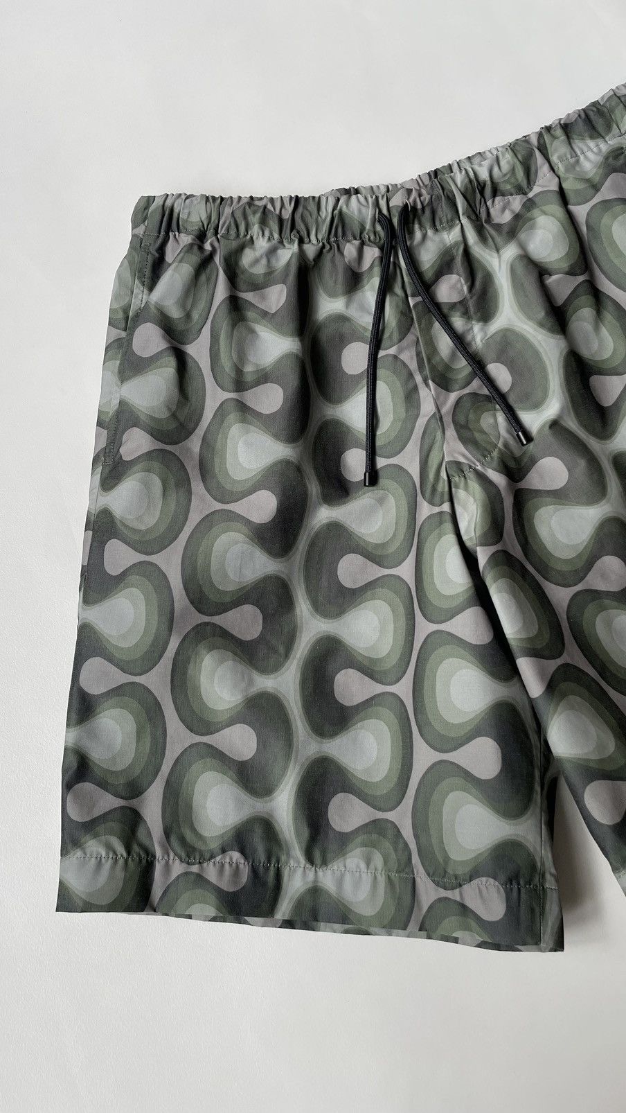 Dries Van Noten S/S 24 70s Print ‘Piperi’ Nylon Shorts Size US 32 / EU 48 - 9 Thumbnail