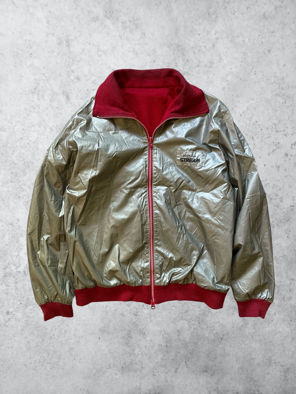 Honda 🔥Vintage 80's Honda Stream Japan Reversible jacket Size US L / EU 52-54 / 3 - 3 Thumbnail