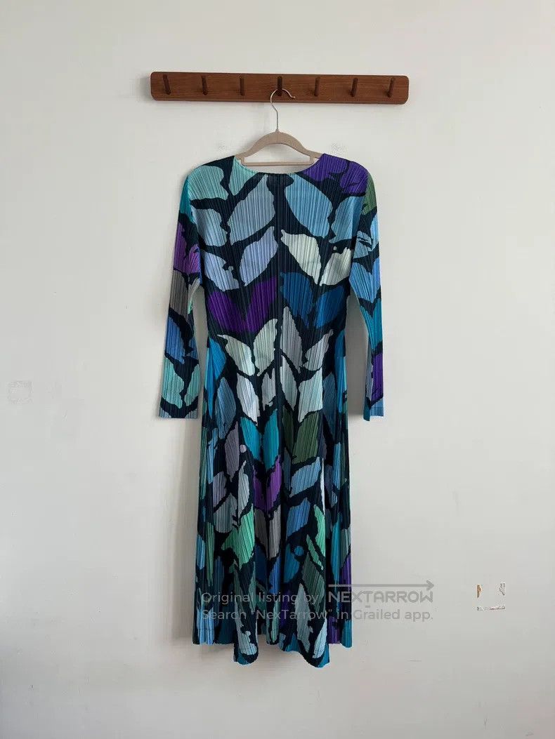 Issey Miyake Issey Miyake size:3 Blue Dress Size S / US 4 / IT 40 - 2 Thumbnail