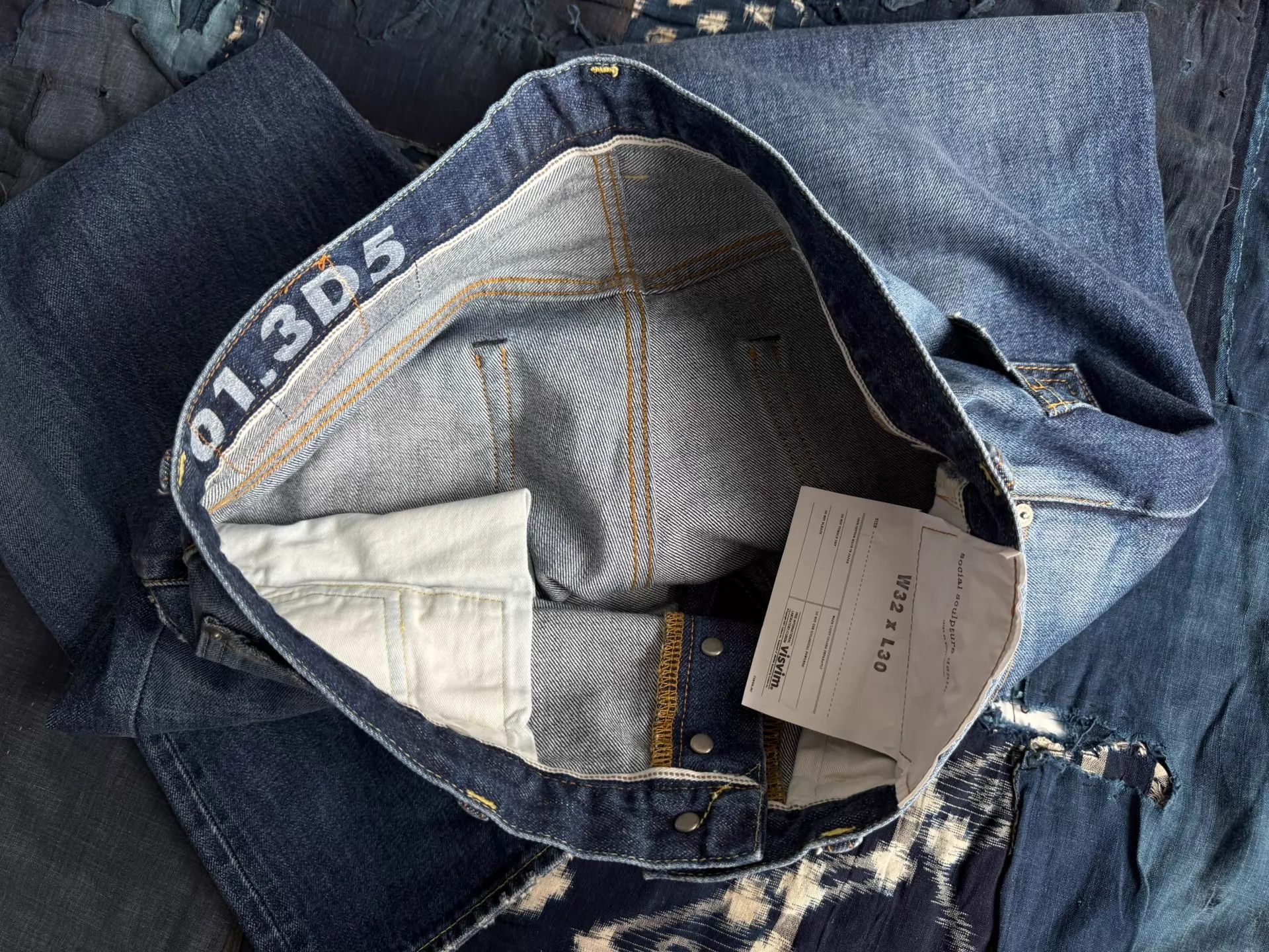 Visvim VISVIM 25AW SPOT SOCIAL SCULPTURE 01W Distressed Jeans Size US 32 / EU 48 - 8 Thumbnail