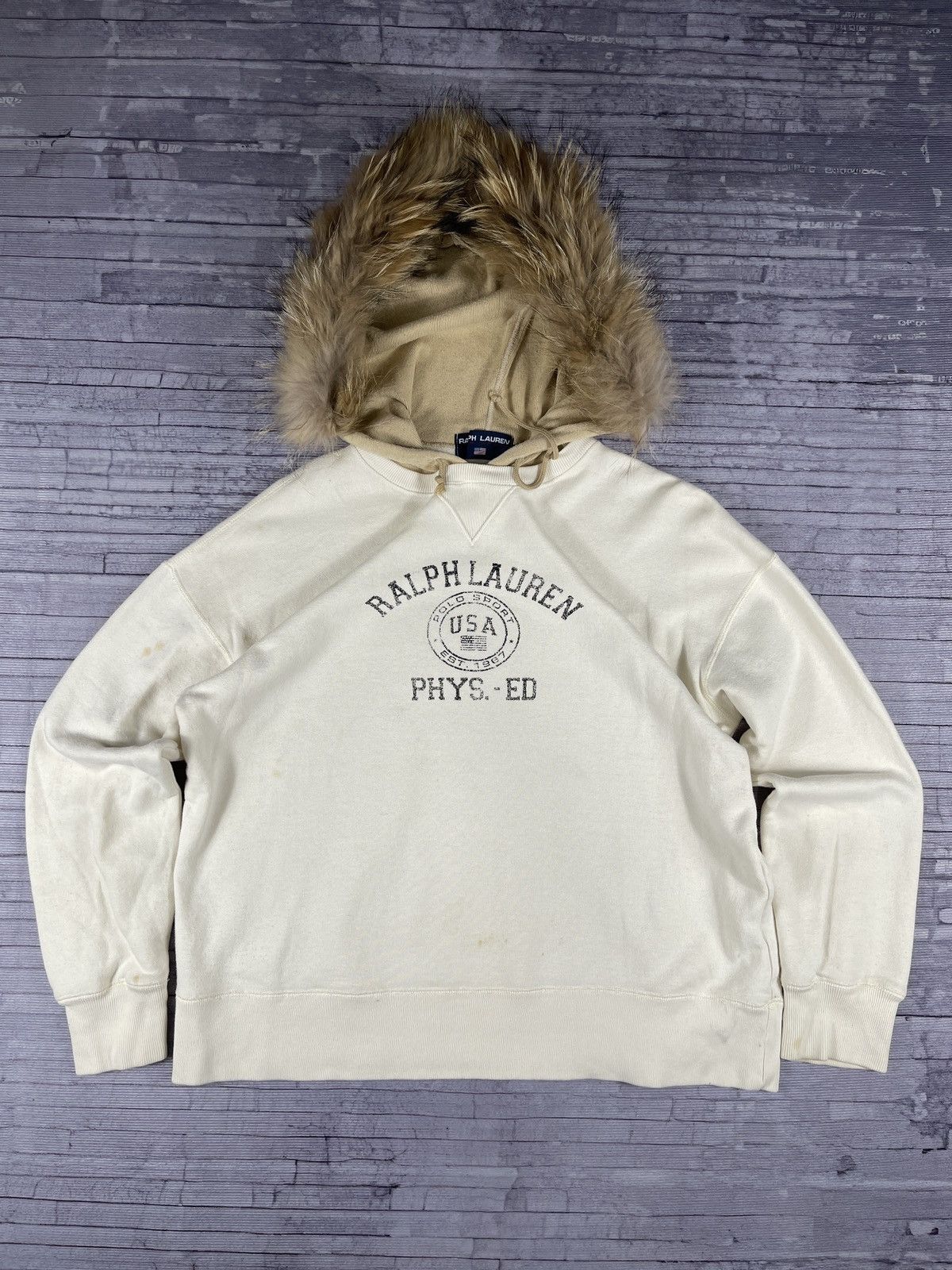 THRASHED RALPH LAUREN FUR IFSIXWASNINE VKEI OPIUM HOODIE