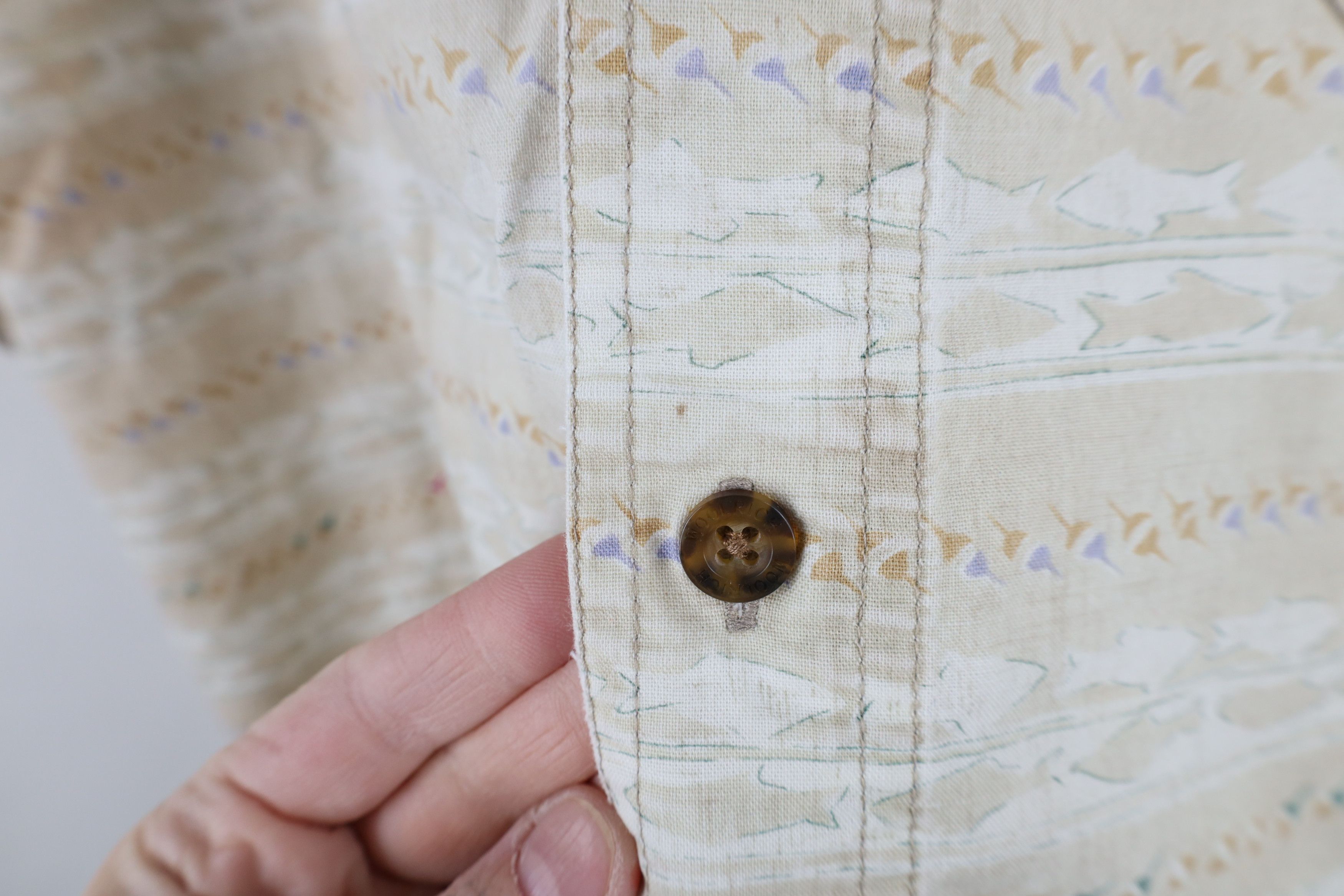 Vintage × Woolrich Woolen Mills Vintage 90s Woolrich Over Print Short Sleeve Button Shirt Size US XXL / EU 58 / 5 - 6 Thumbnail