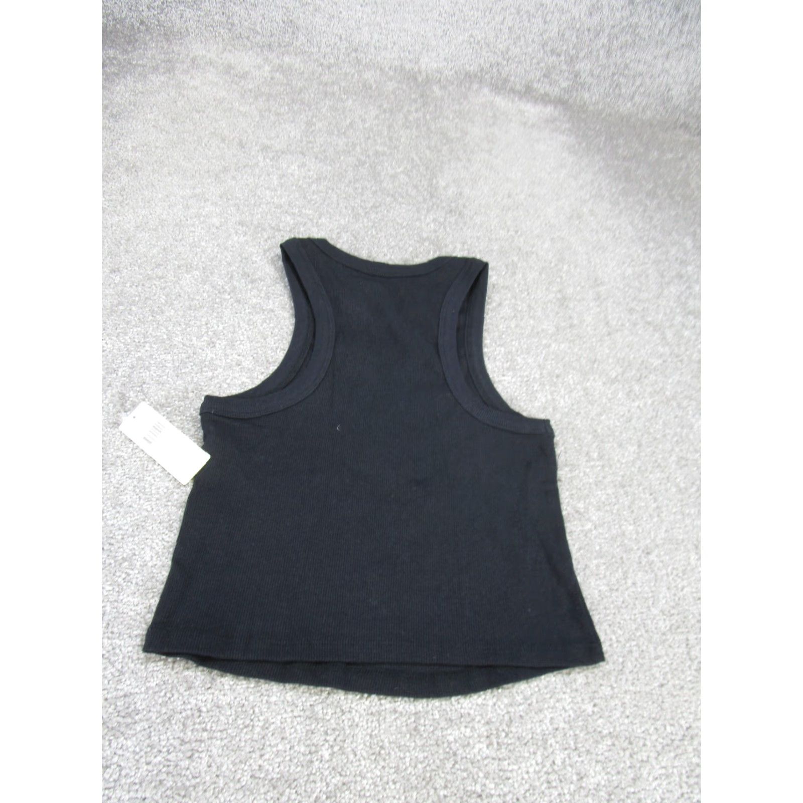 Vintage Maeve Shirt Womens XS Black Cropped Stretch Knit Sleeveless Top - New Size XS / US 0-2 / IT 36-38 - 3 Thumbnail