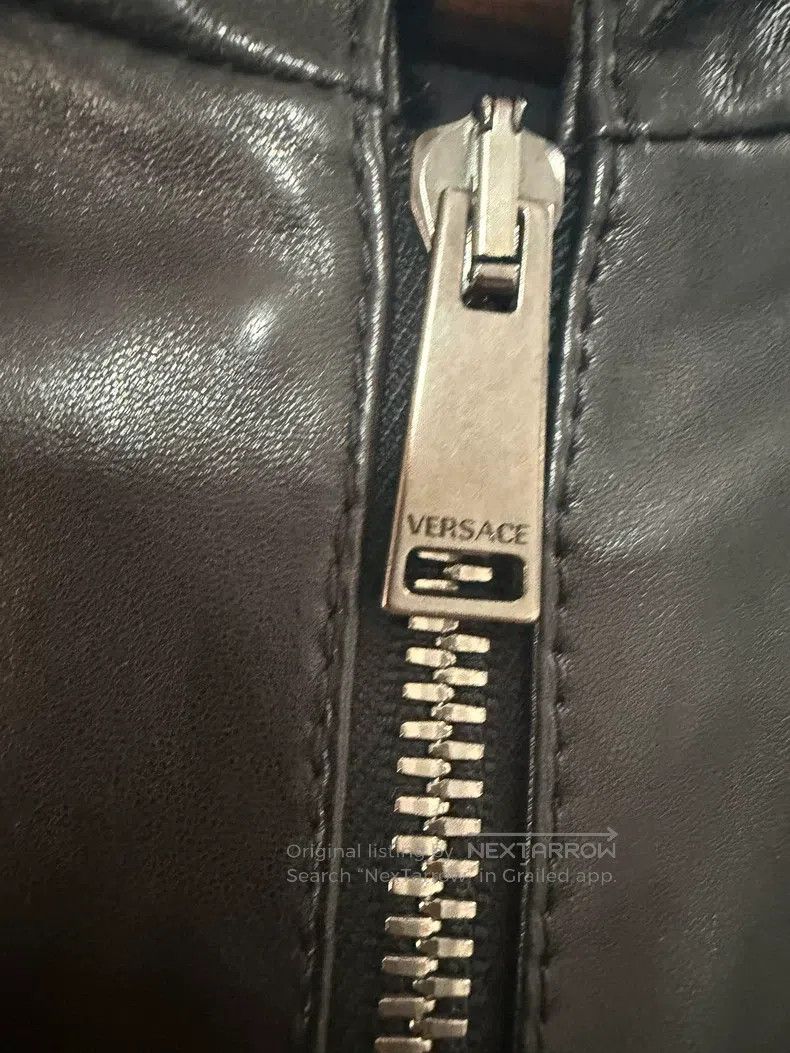 Versace Versace Full leather jacket top Size US L / EU 52-54 / 3 - 7 Thumbnail
