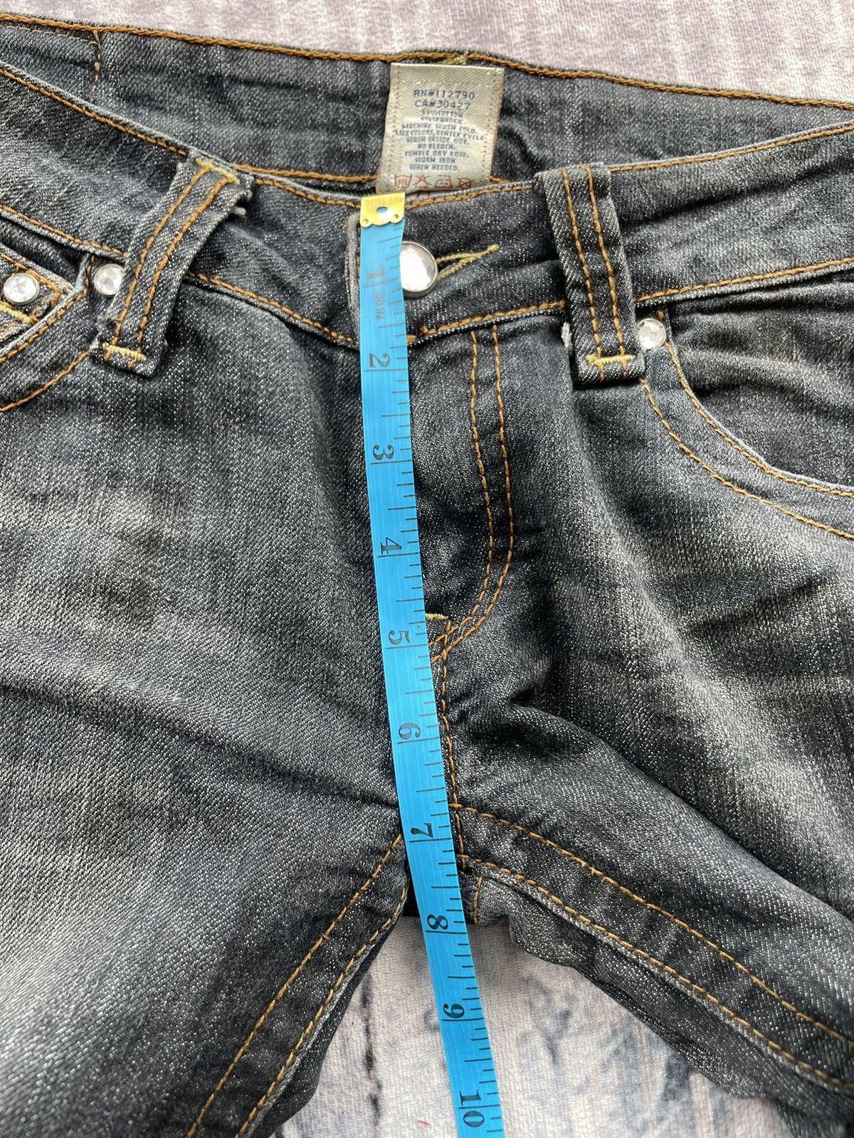 True Religion True Religion Black Straight Jeans Size US 31 - 13 Thumbnail