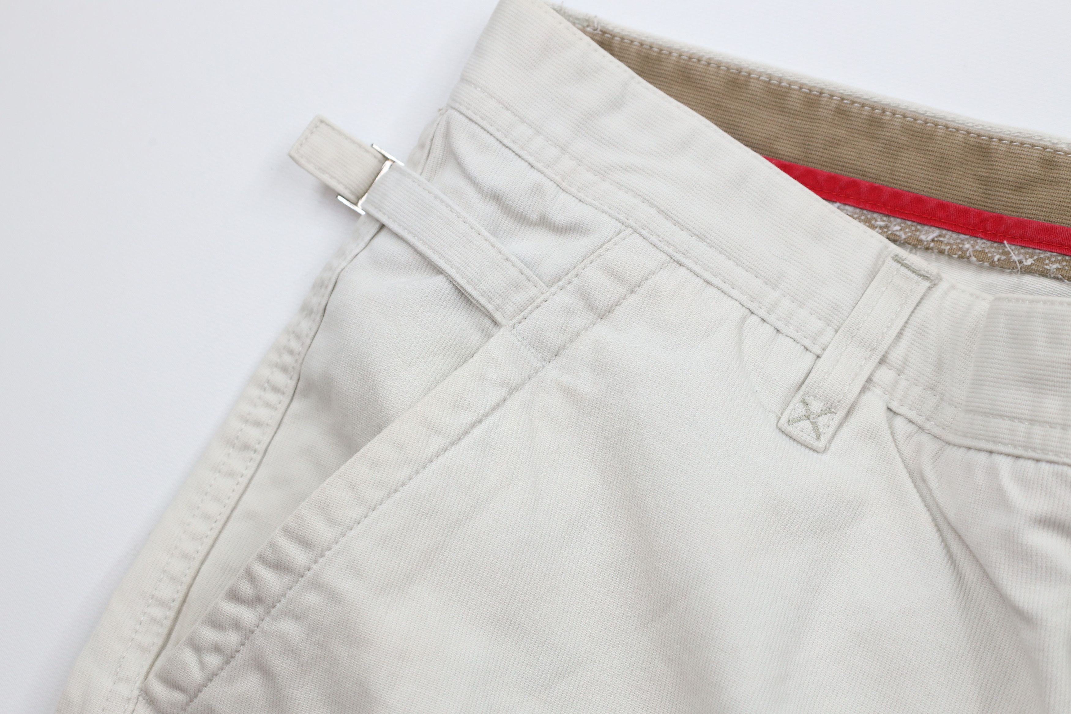 Tommy Hilfiger × Vintage Vintage 90s Tommy Hilfiger Ribbed Side Buckle Cargo Shorts Size US 34 / EU 50 - 7 Thumbnail